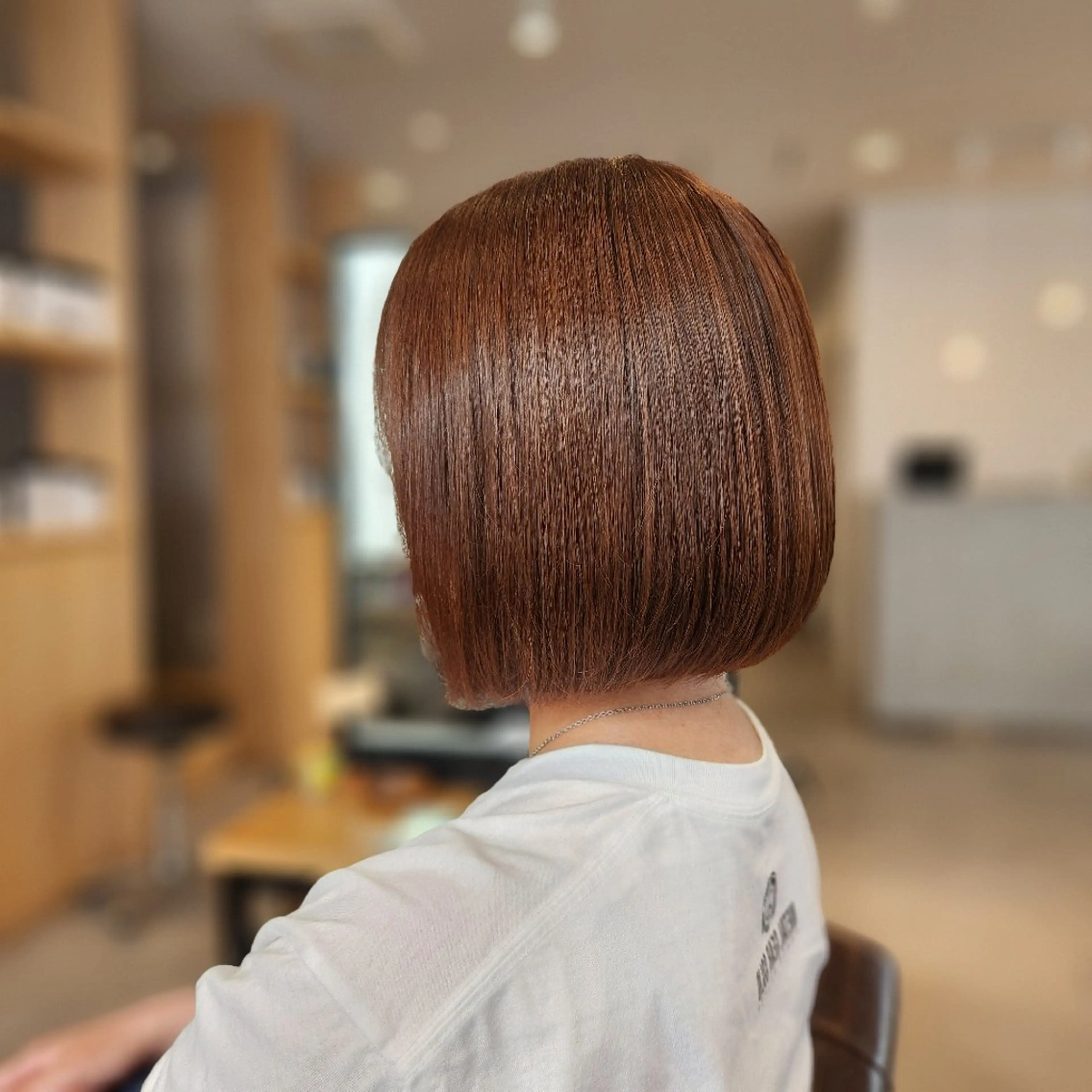 ショート 前下がりボブ ボブ O.hair designers所属・シールエクステ🎀 ホシノ🕒ユウカのヘアスタイル