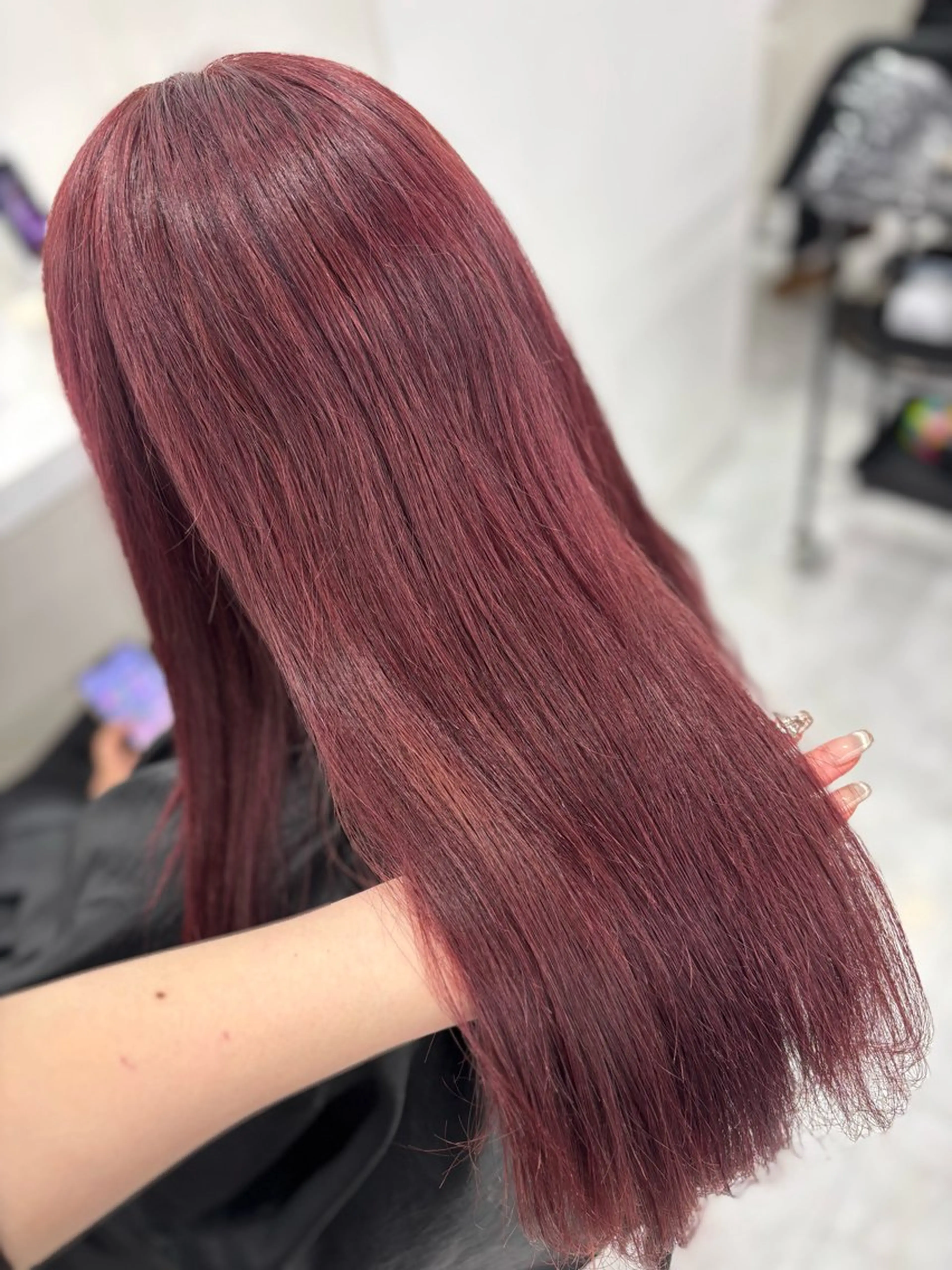 ロング ヘアカラー 渋谷🥇wカラー 特化美容師のヘアスタイル