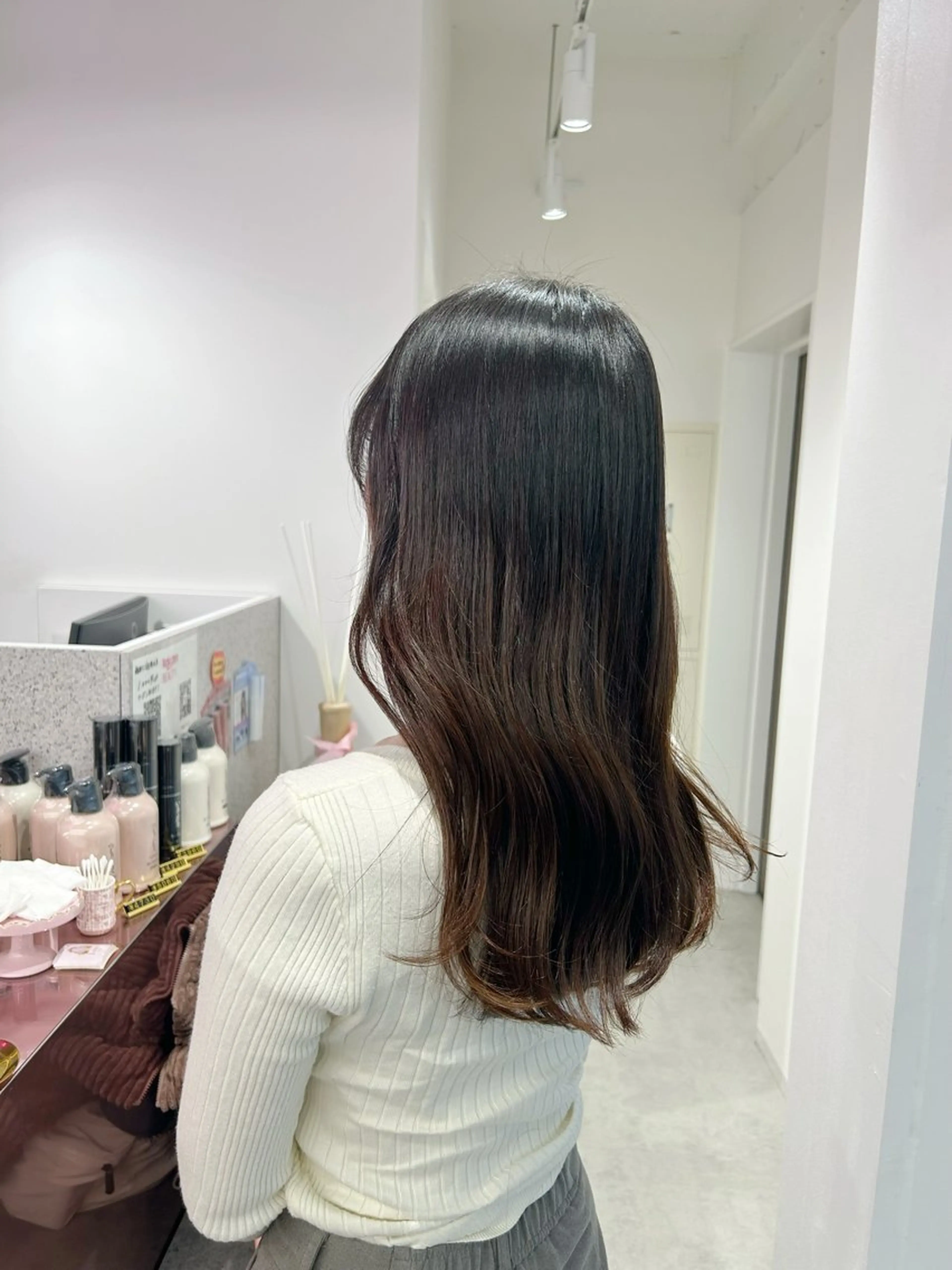 ロング 縮毛矯正 トリートメント 髪質改善/カラー 山口蒼太のヘアスタイル