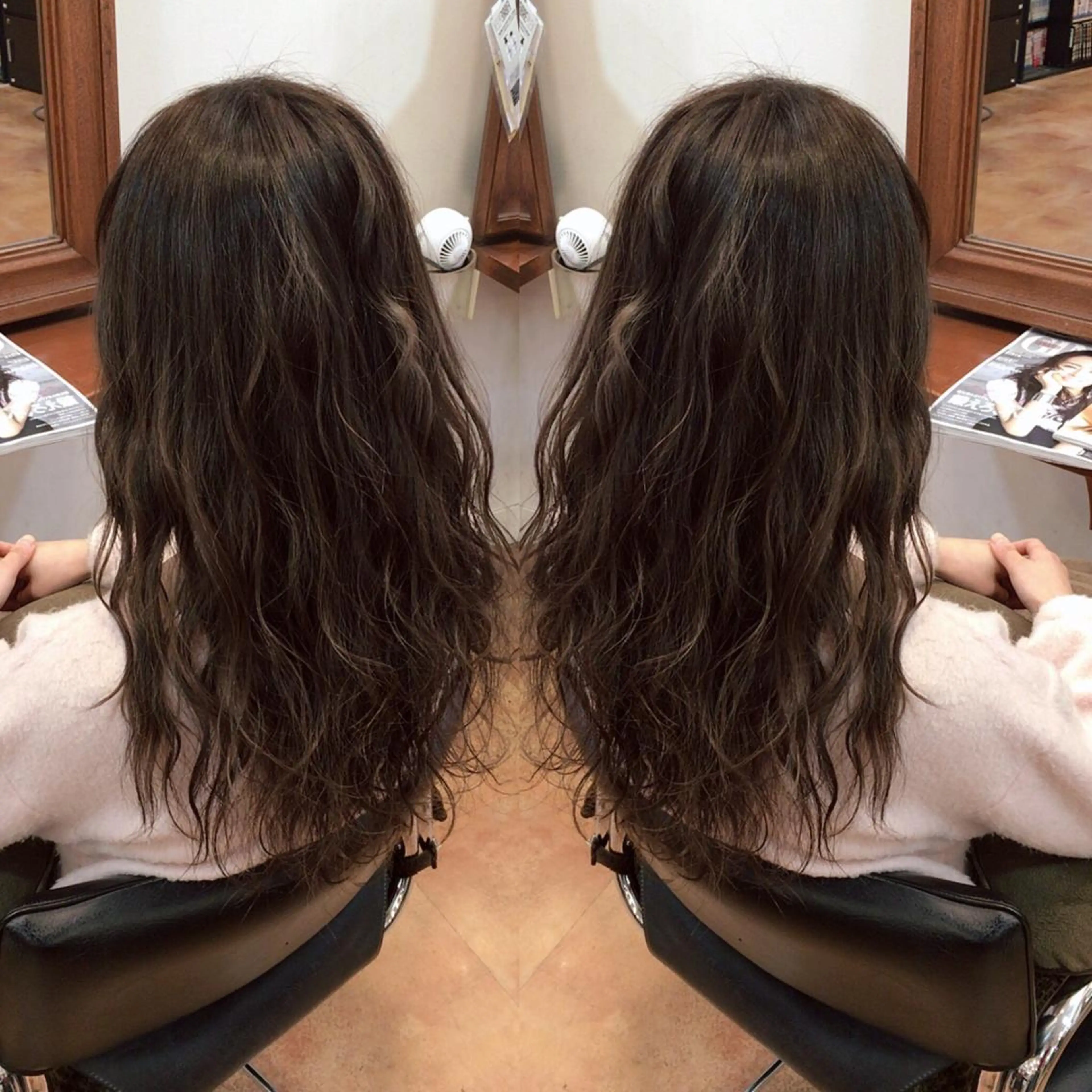 ロング アッシュ LOCO Ko-kiのヘアスタイル