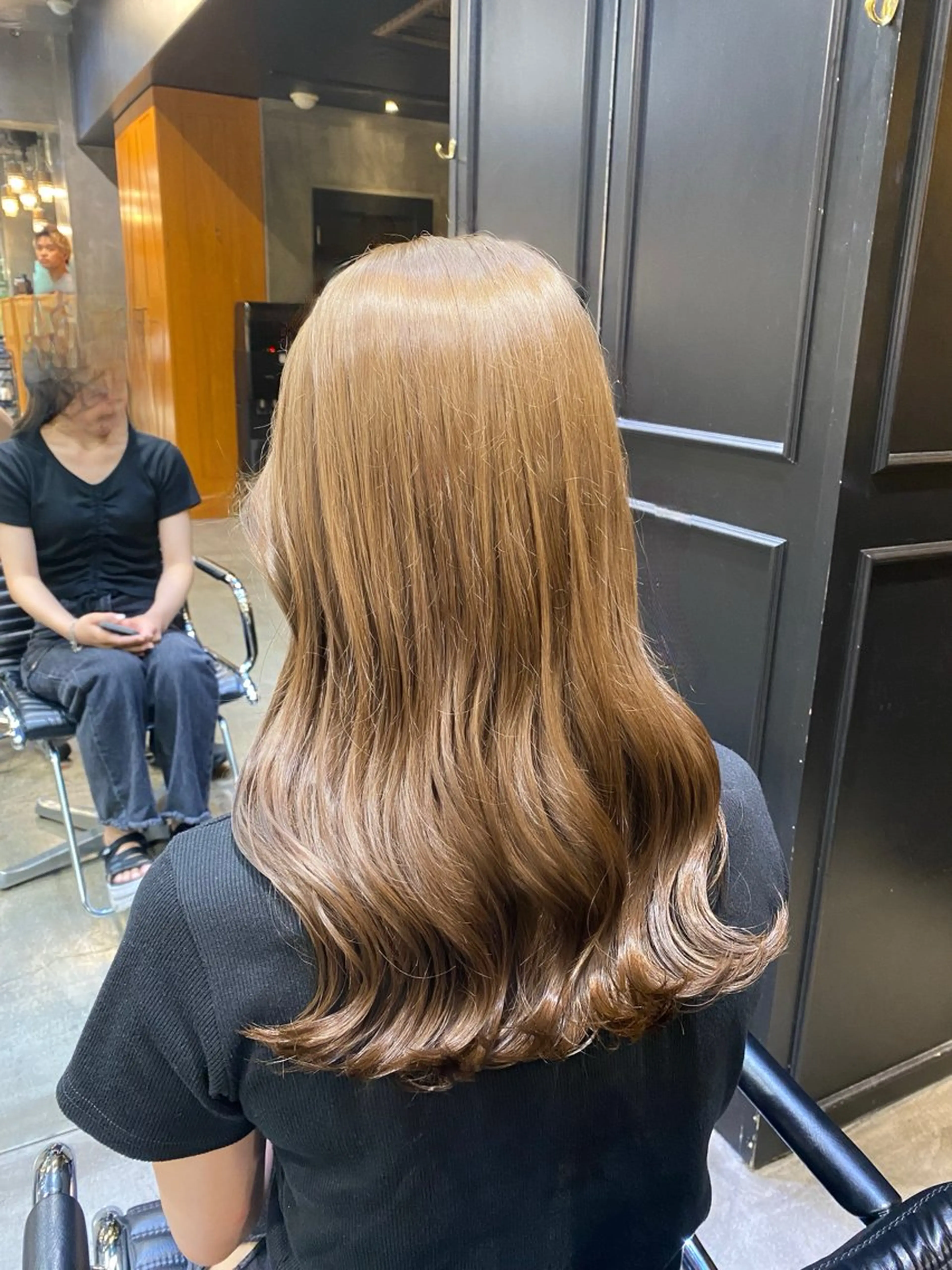 ロング カラー ベージュカラー ブリーチ ダブルカラー ブリーチなしカラー イエローカラー カット ヘアカラー ブリーチなしダブル カラー🧸🐺陽介のヘアスタイル