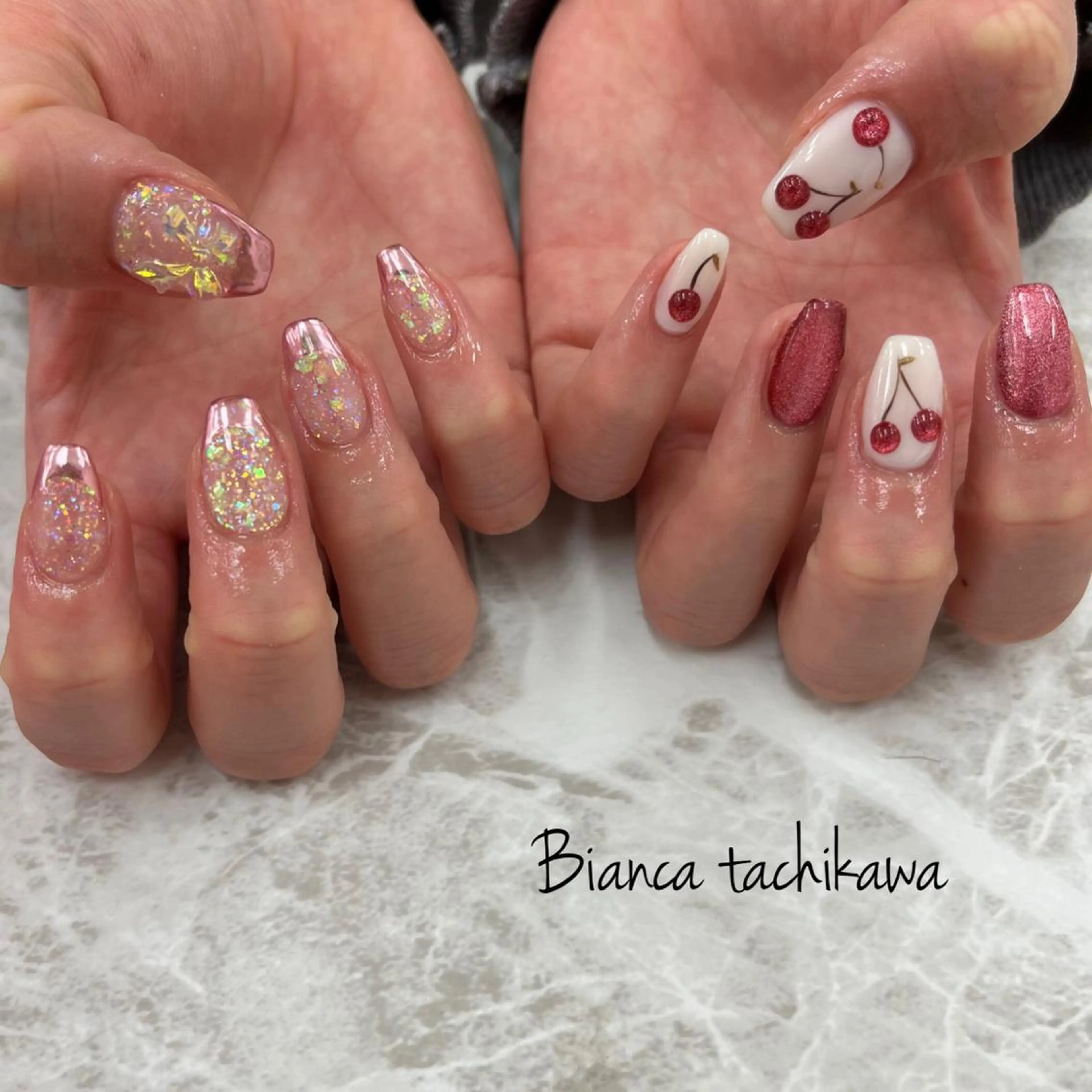 ネイル ハンドネイル Bianca☁国分寺 🤍店長/黒木愛美のネイルデザイン