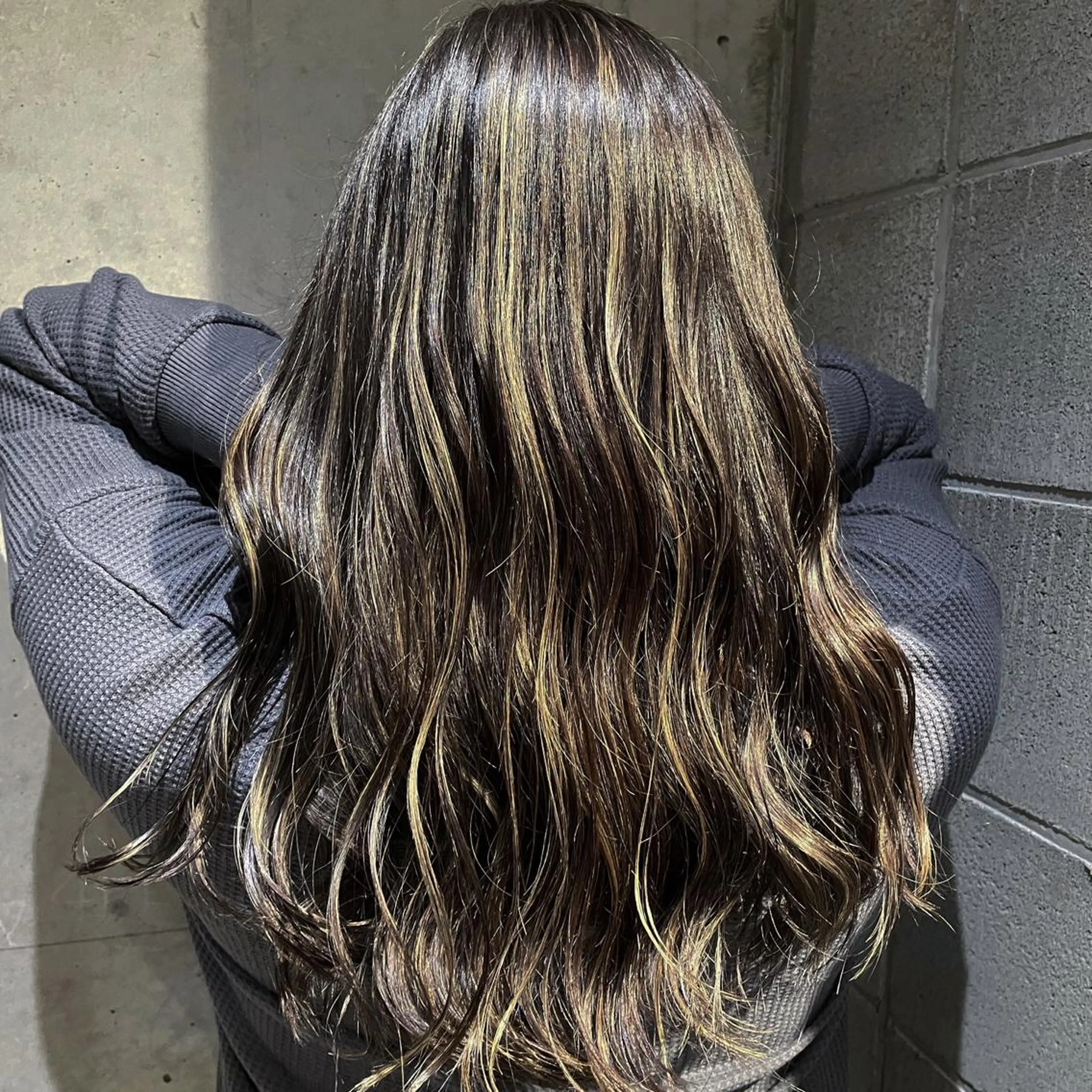 ロング カット ヘアカラー トリートメント PaRtage 大宮 East所属・日比崚介🍀 おくれげ小顔カットのヘアスタイル