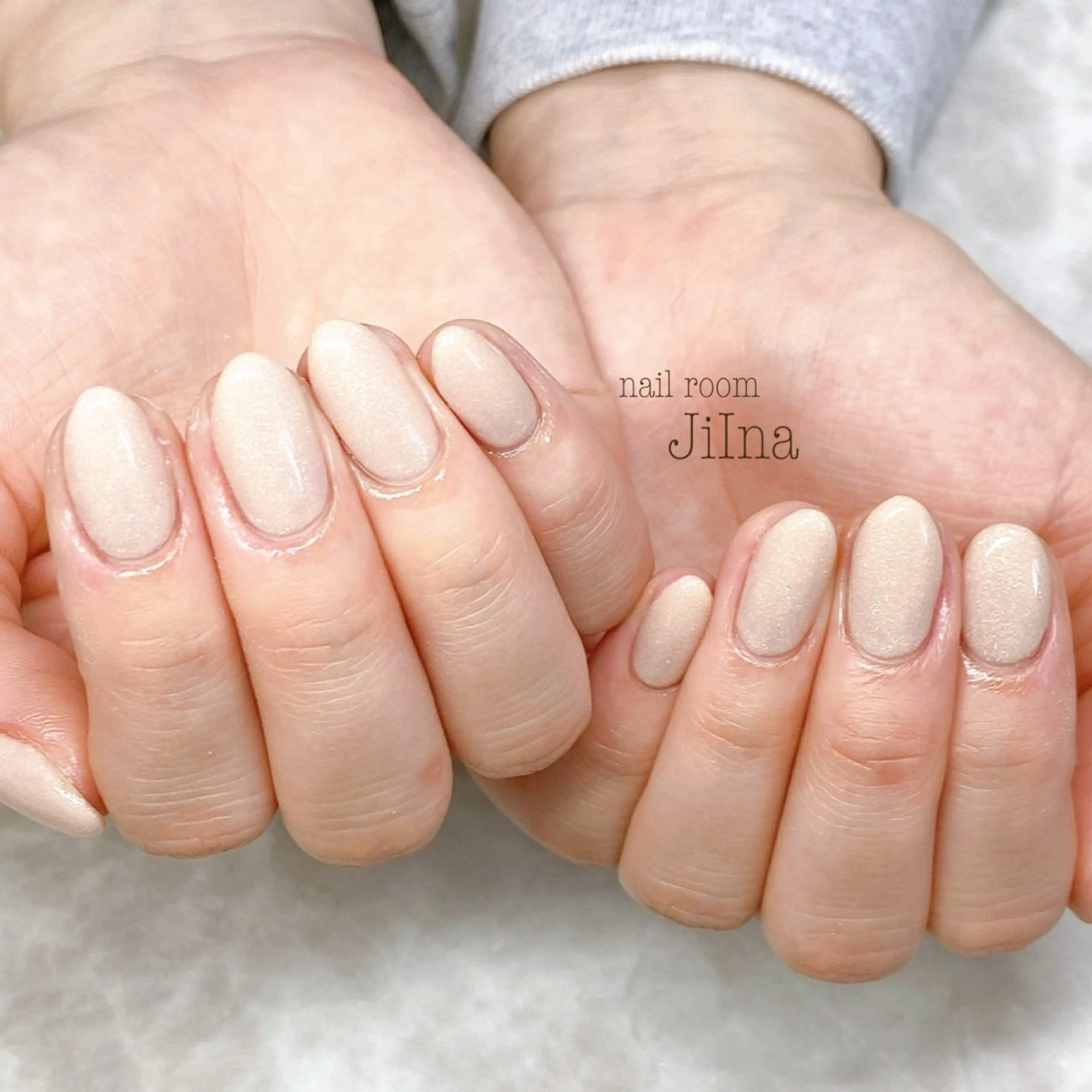 ネイル ワンカラーネイル nail room JiInaのネイルデザイン
