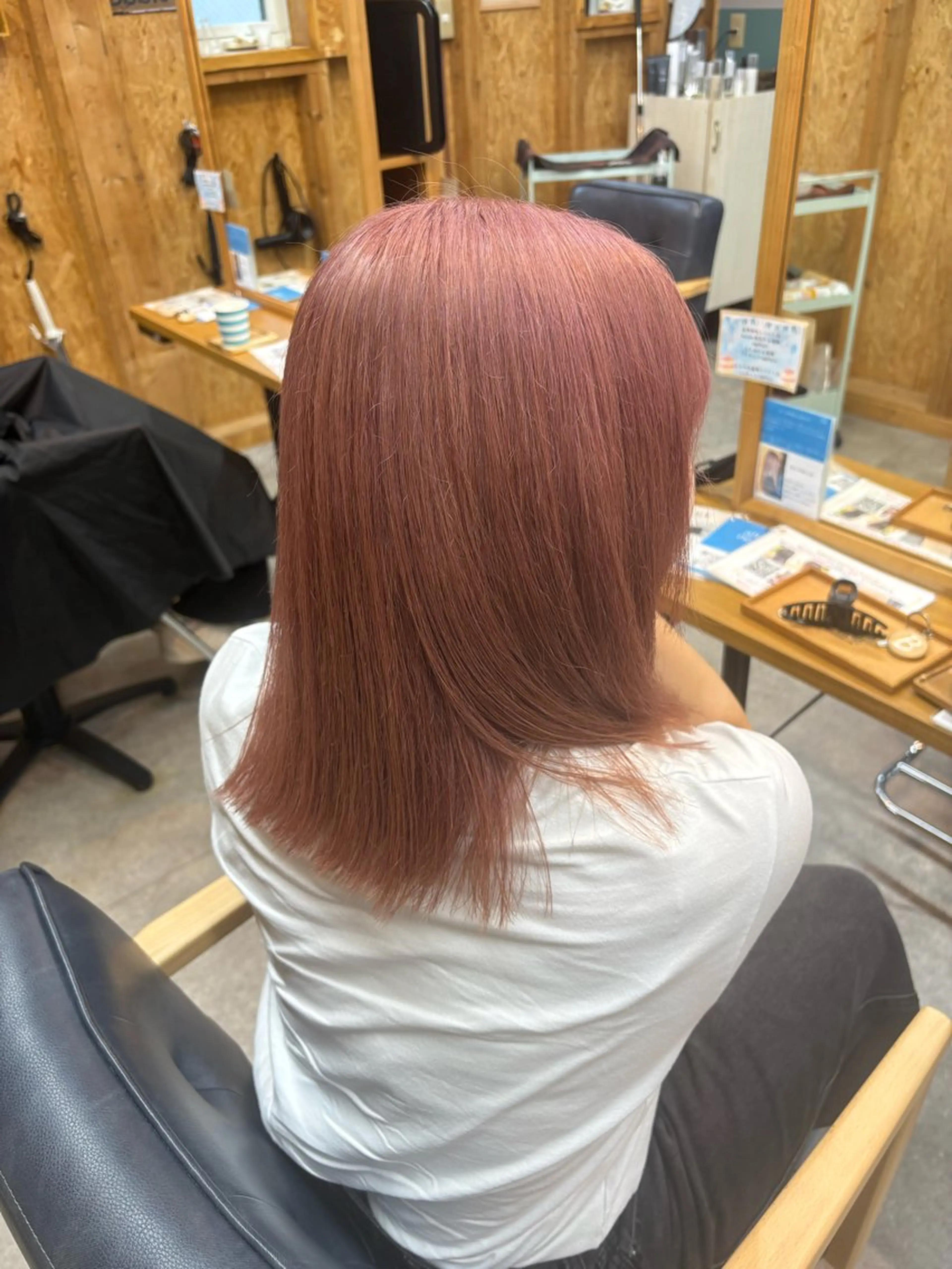 カラー ヘアカラー トリートメント まろみ暖色× chia🕯のヘアスタイル