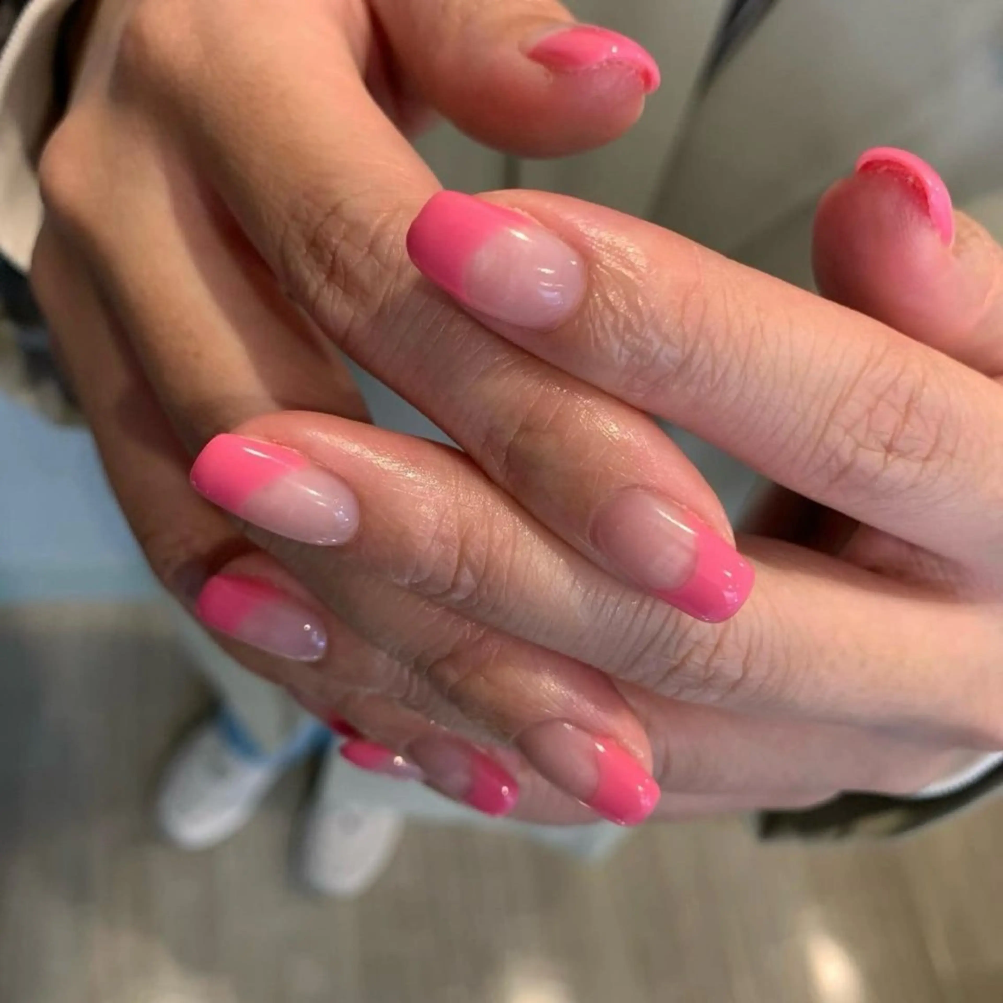 ネイル フレンチネイル ワンカラーネイル natsumi .のネイルデザイン