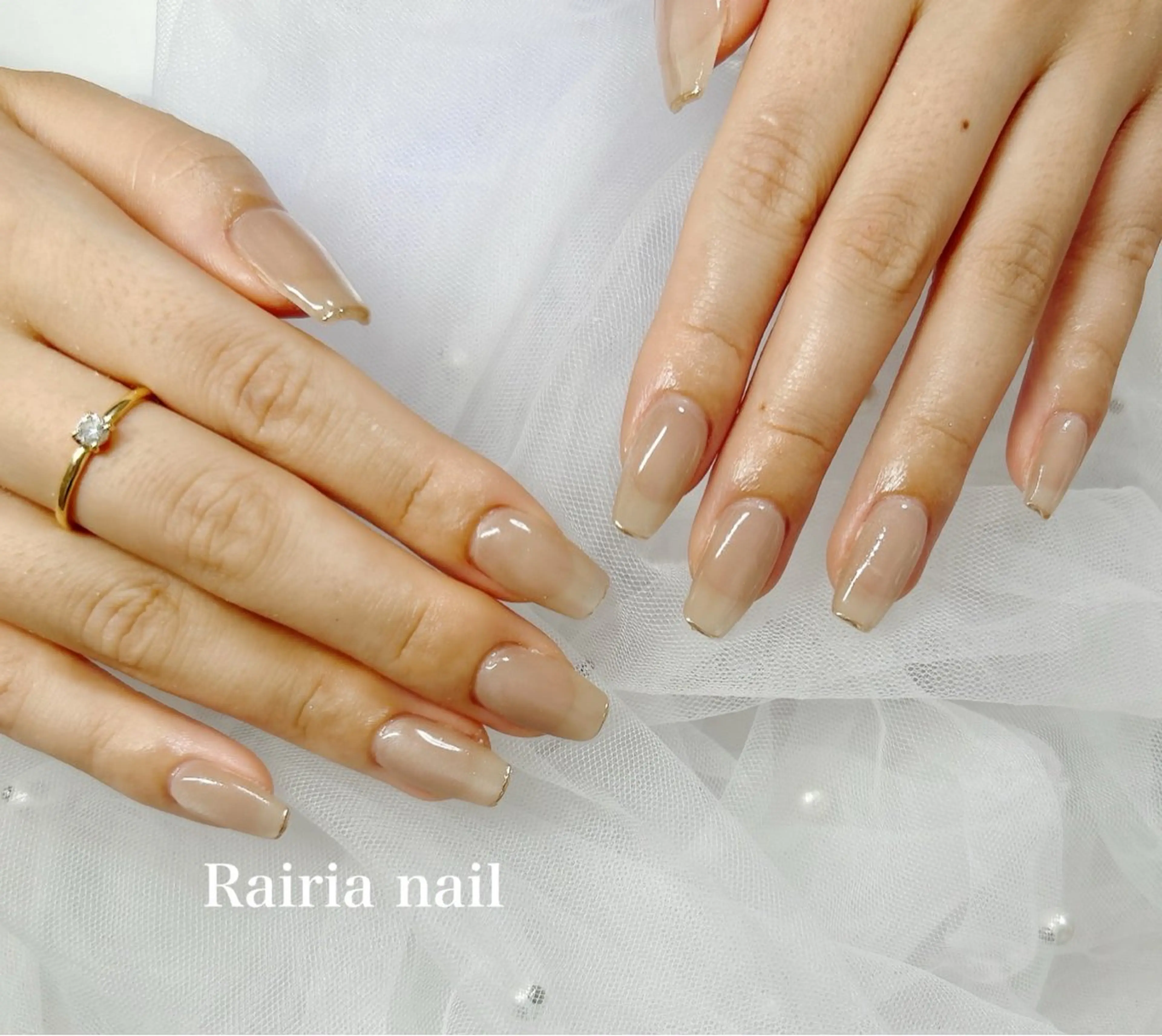 ネイル フットネイル ジェルネイル 持ち込み パラジェル Rairianail yukiのネイルデザイン