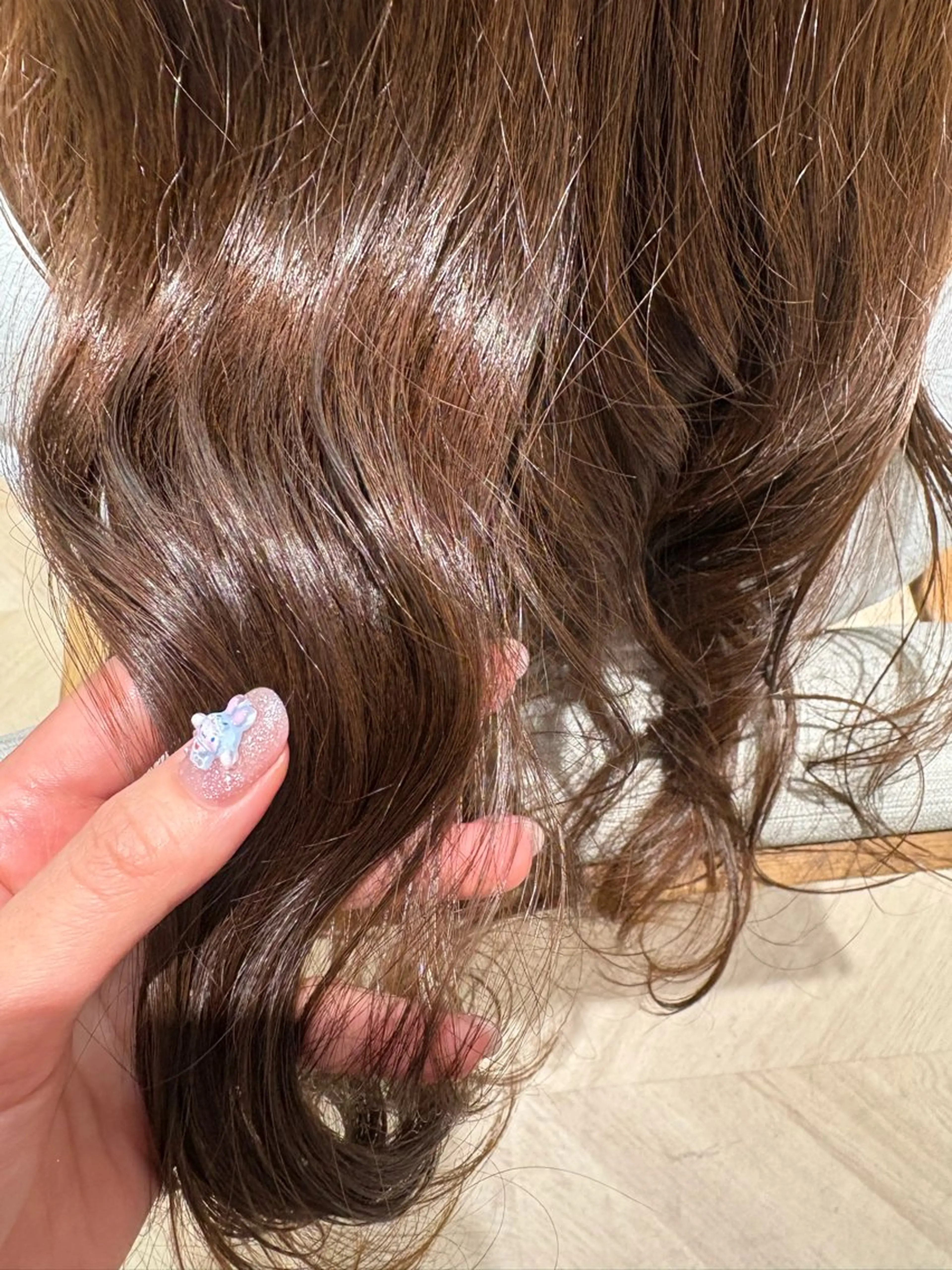 カラー アッシュ オレンジ ⠀ さおりのヘアスタイル