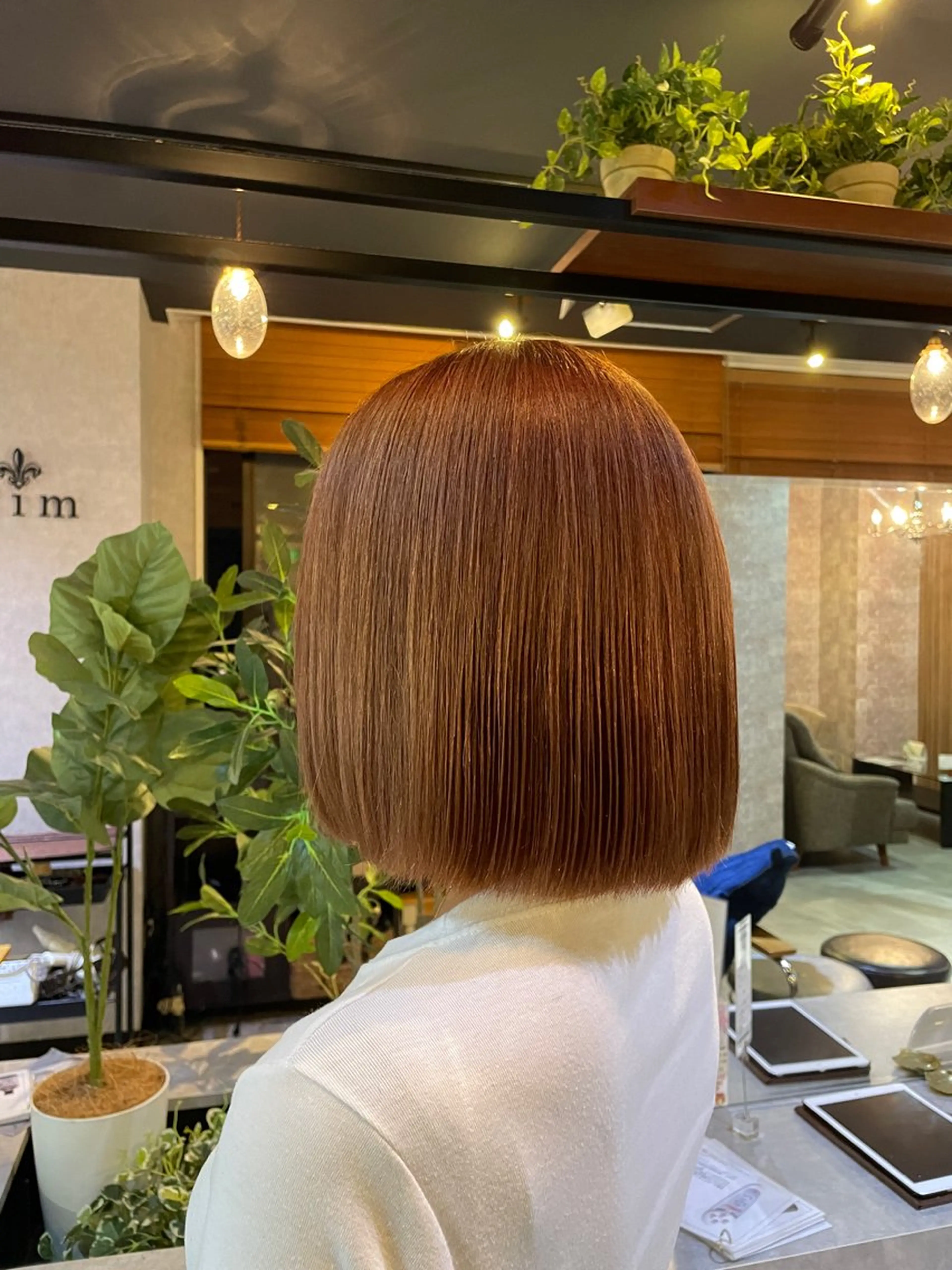 ショート eim hair rink  長津田店所属・🫧透明感カラー 🫧しほのヘアスタイル