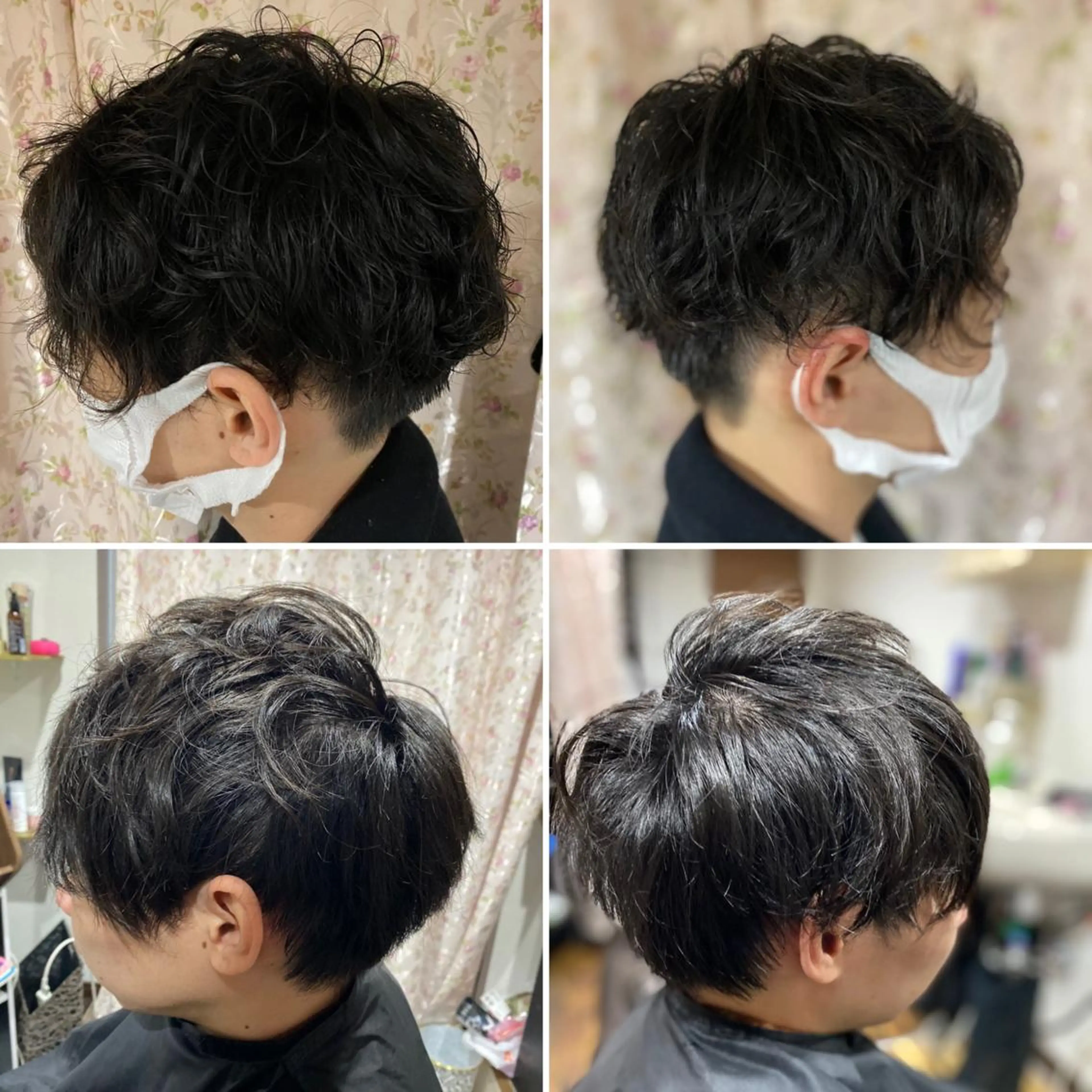 パーマ メンズ ゴトウ エイイチのヘアスタイル