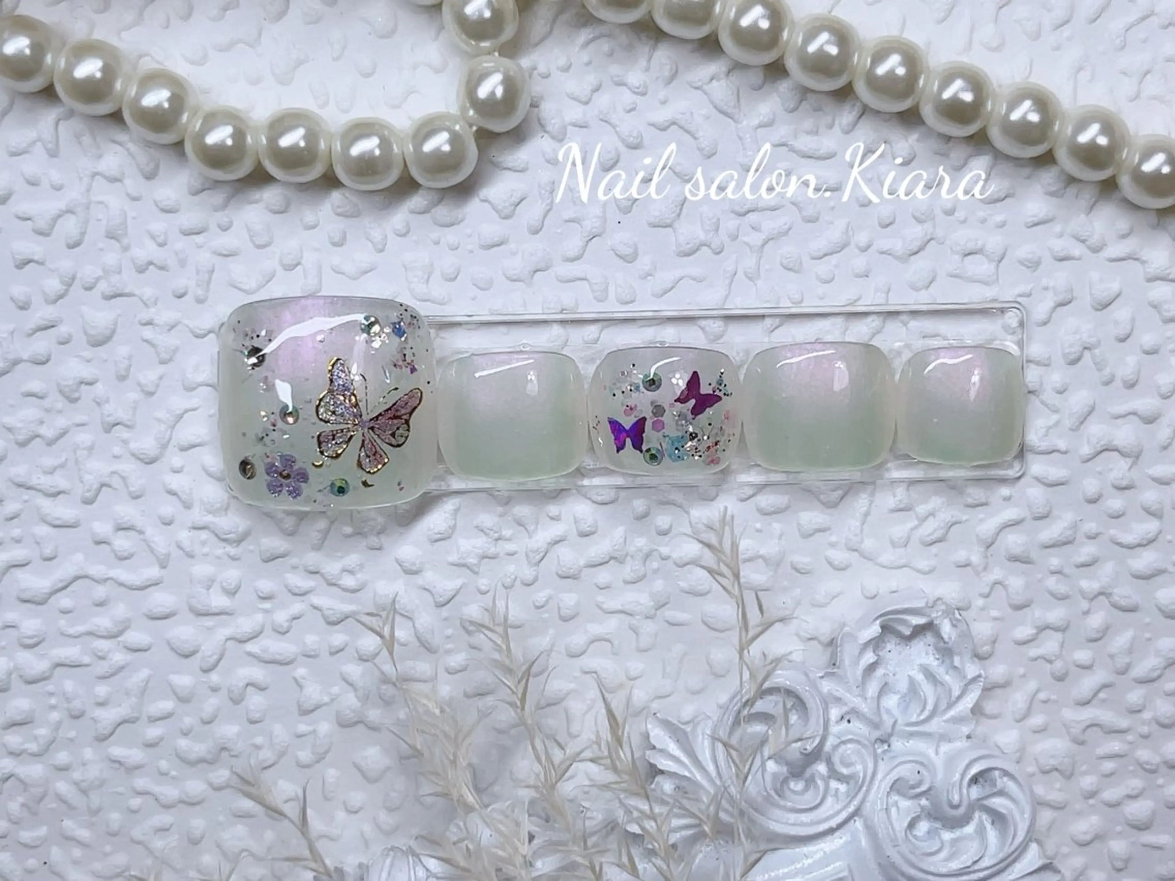 ネイル アートネイル フットネイル 🍭Kiara Nail🍭のネイルデザイン
