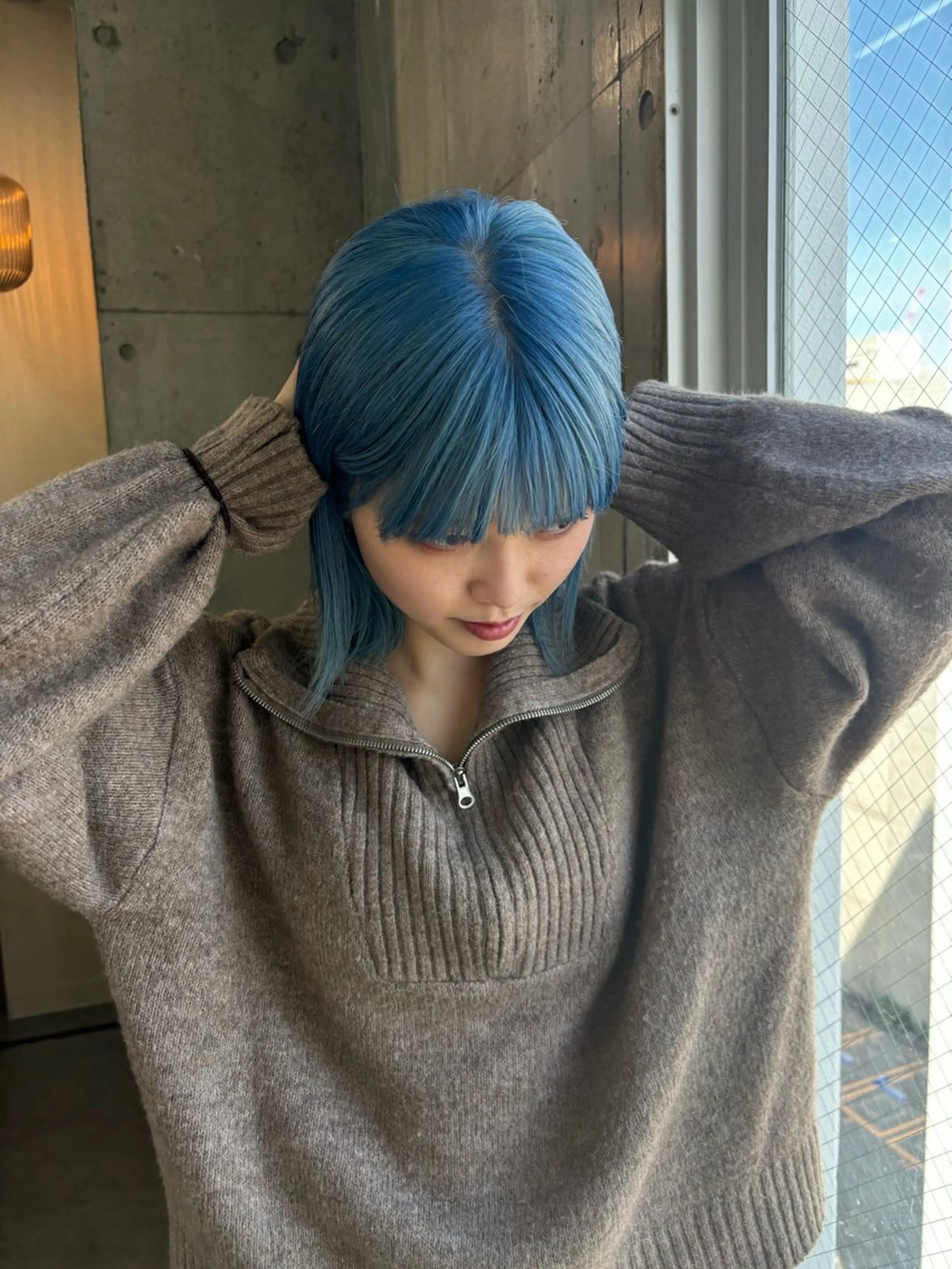 セミロング 縮毛矯正 ito eye&nail所属・ito 小山綾花のマツエク・マツパデザイン