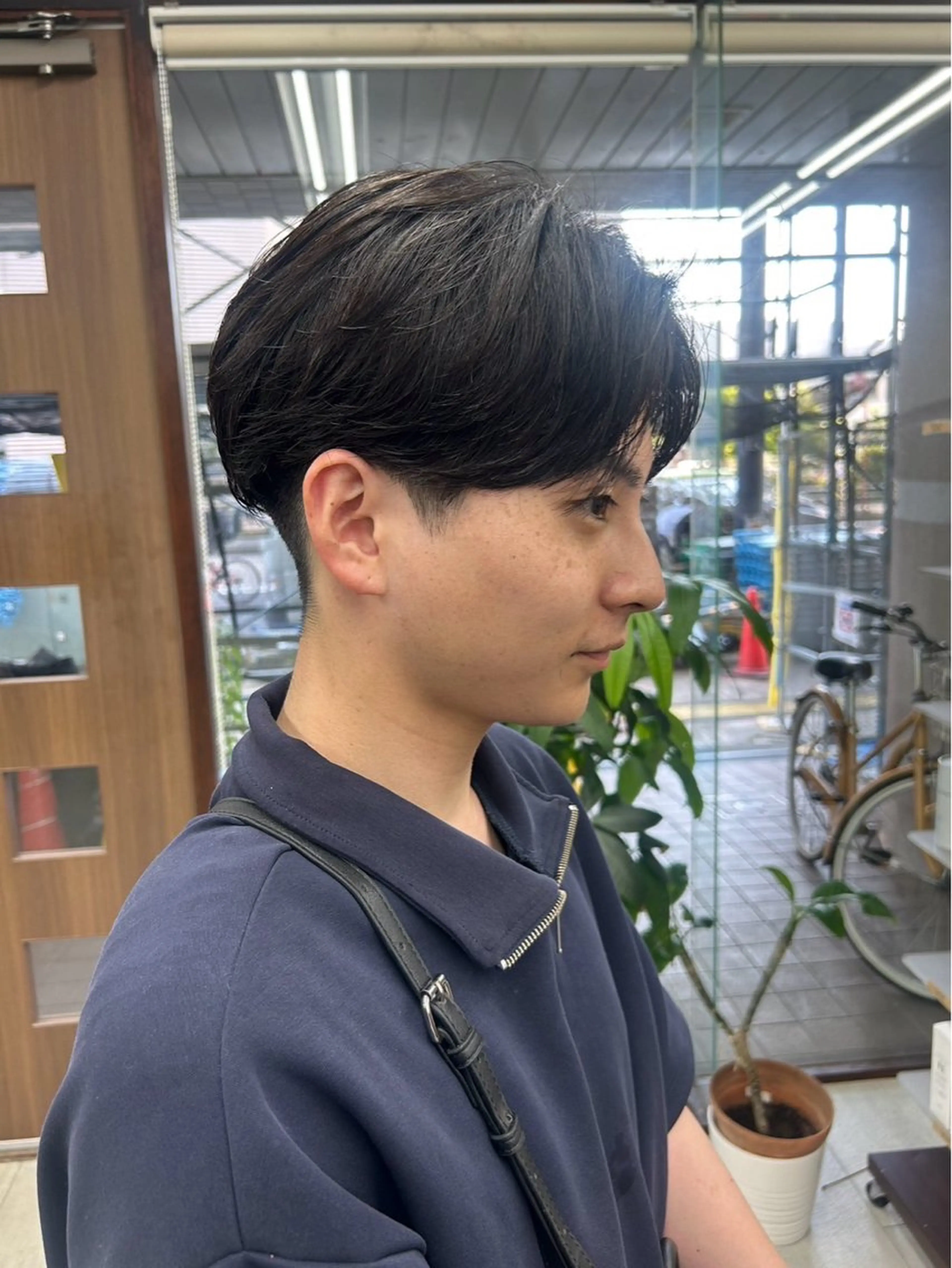 ショート パーマ メンズ メンズパーマ ニュアンスパーマ カット パーマ メンズパーマの達人 /タカシマダイスケのヘアスタイル
