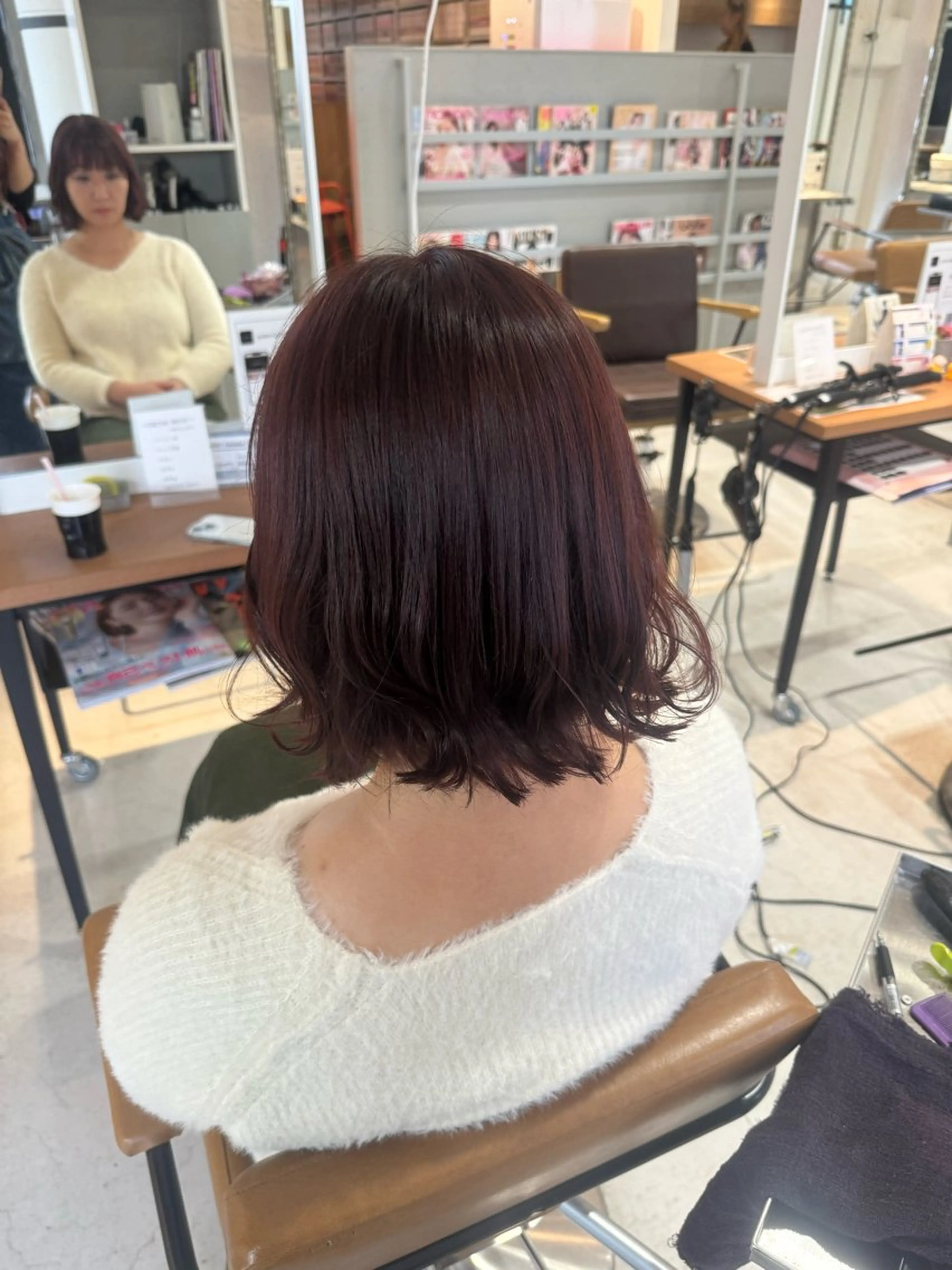 ミディアム 🌶推しカラー RINA🌶´-のヘアスタイル