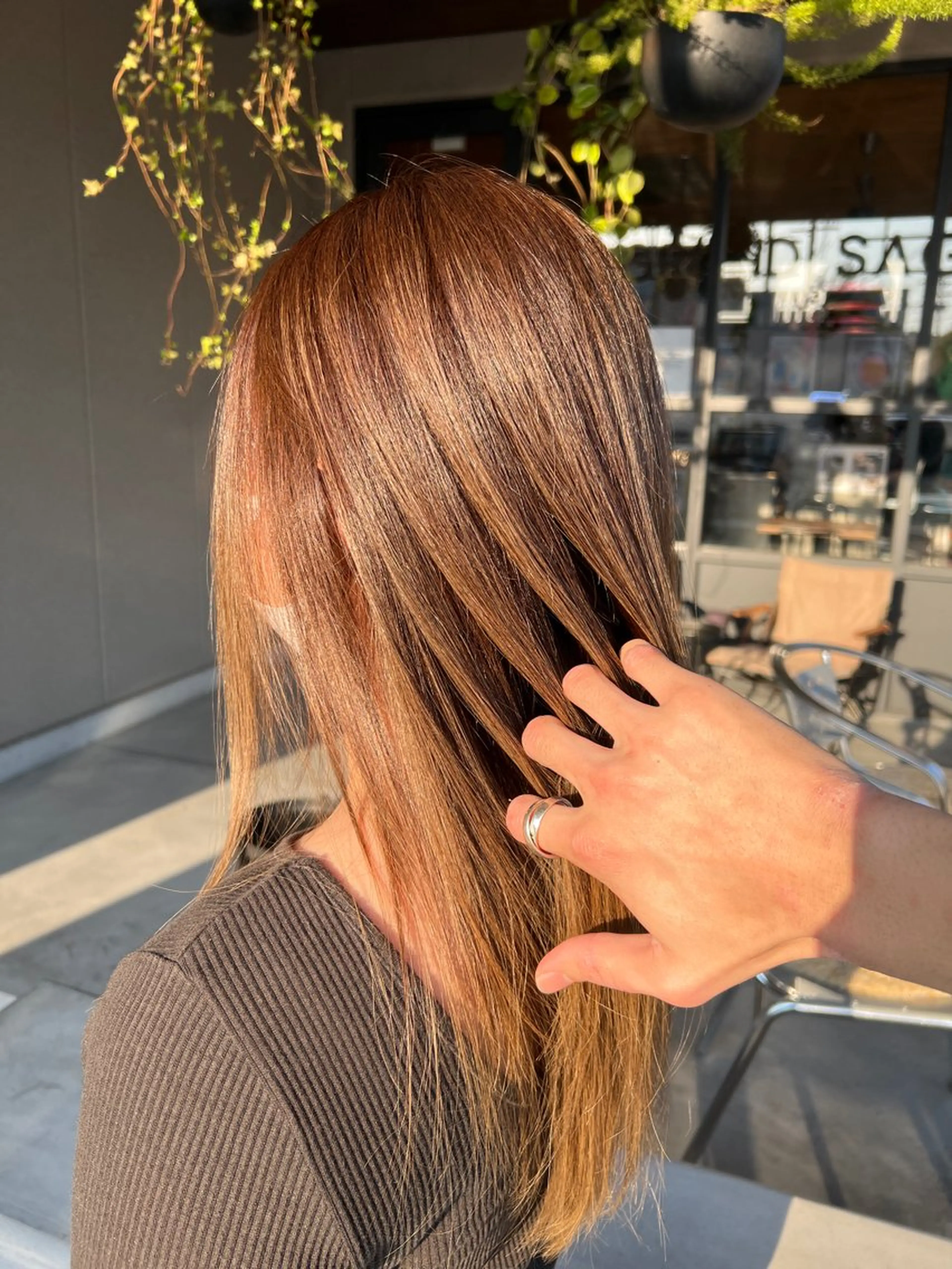 レディースロングカット✂︎の写真