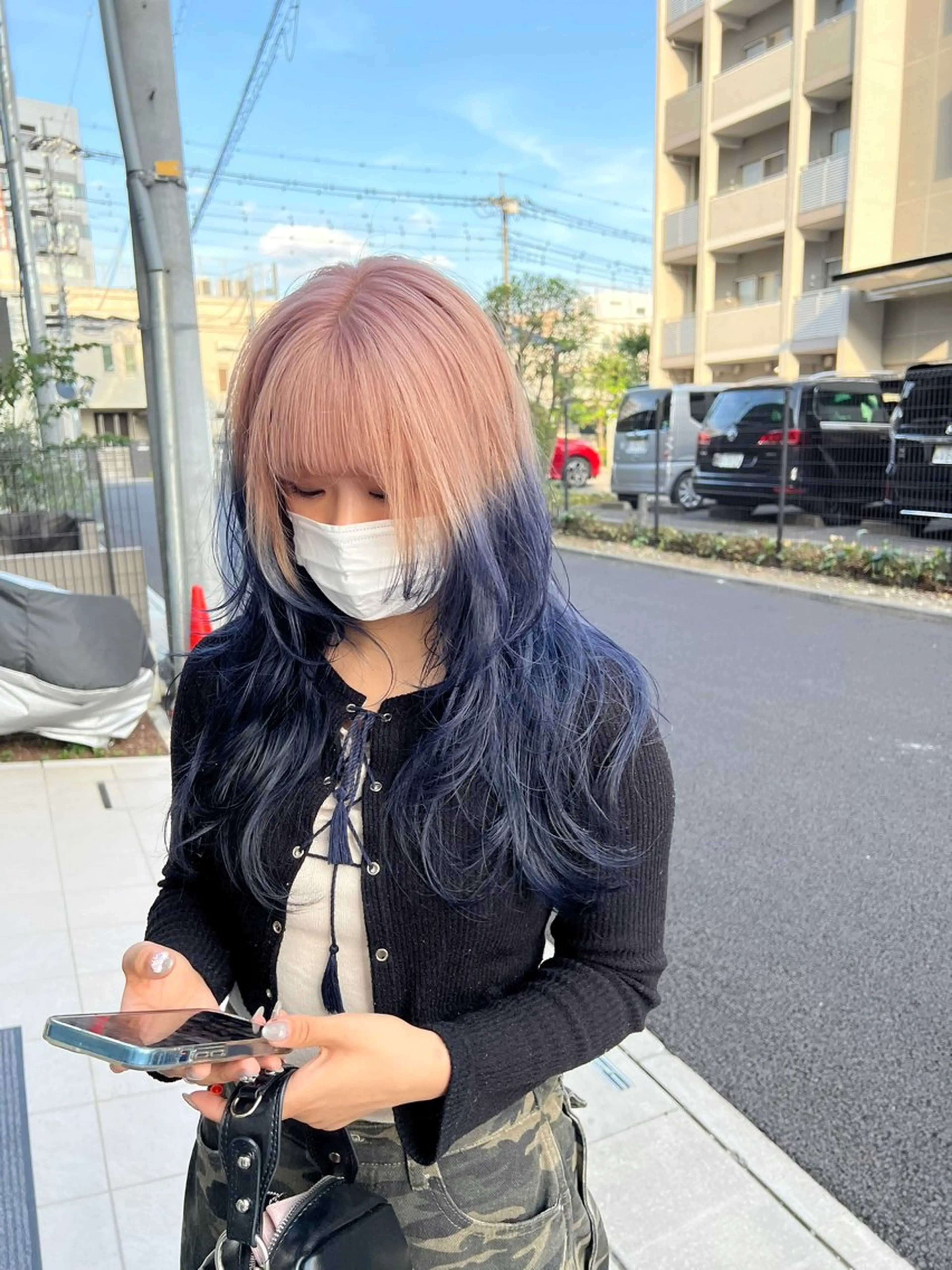 セミロング 青木 芽生のヘアスタイル