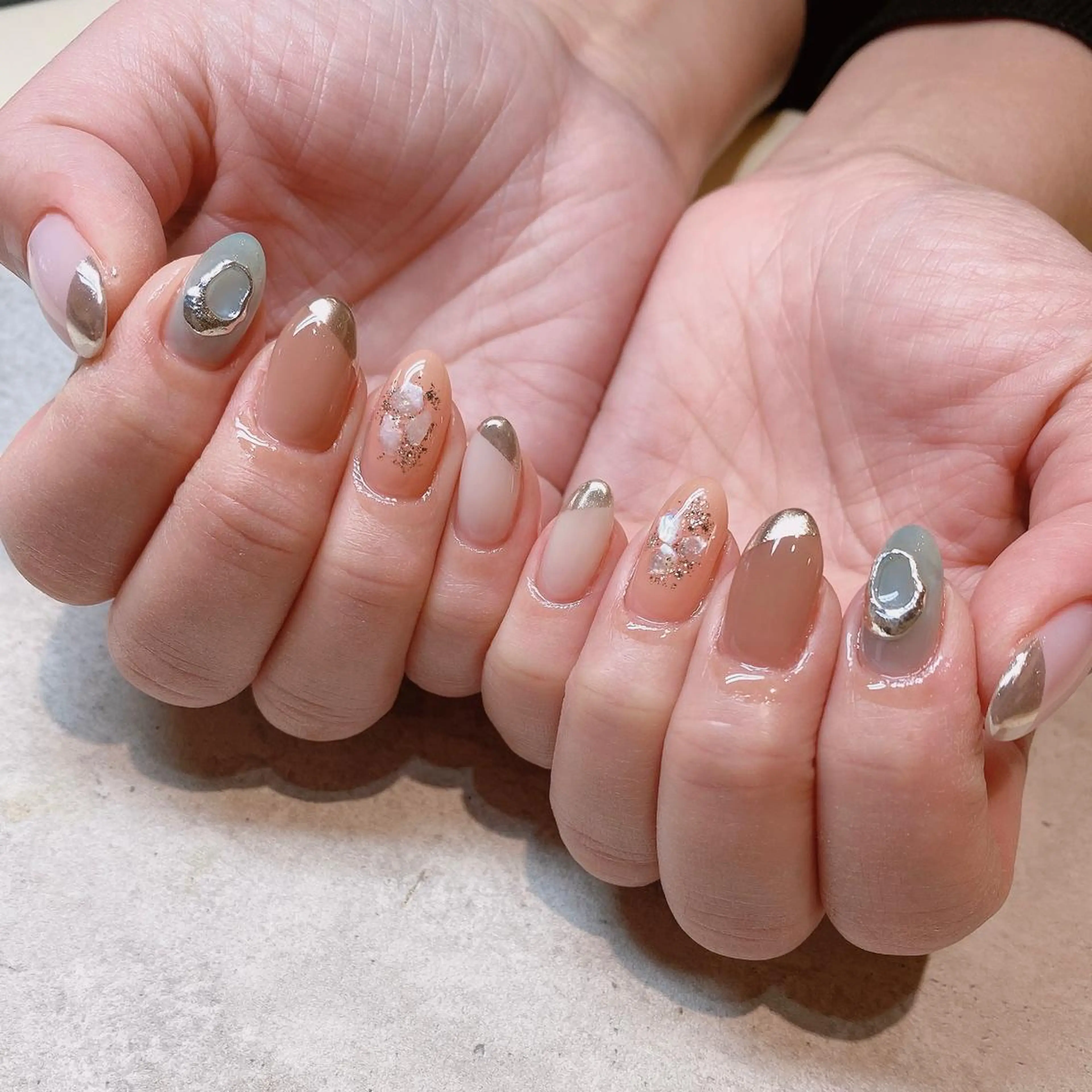 ネイル among アマン所属・lecoa_ kana／amongのネイルデザイン