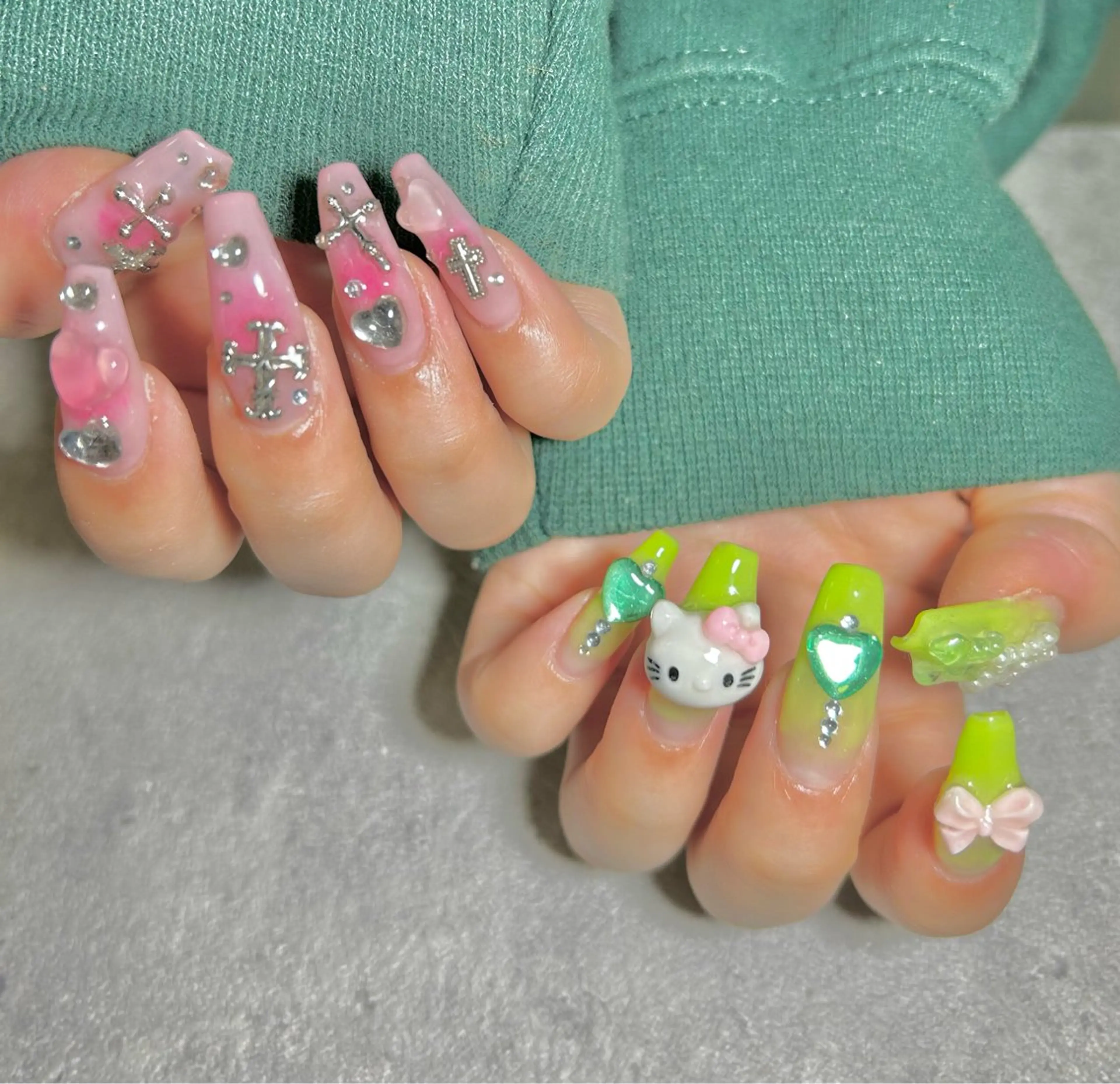 ネイル ハンドネイル 🧸やり放題🧸 （パラ・フィル専門）のネイルデザイン
