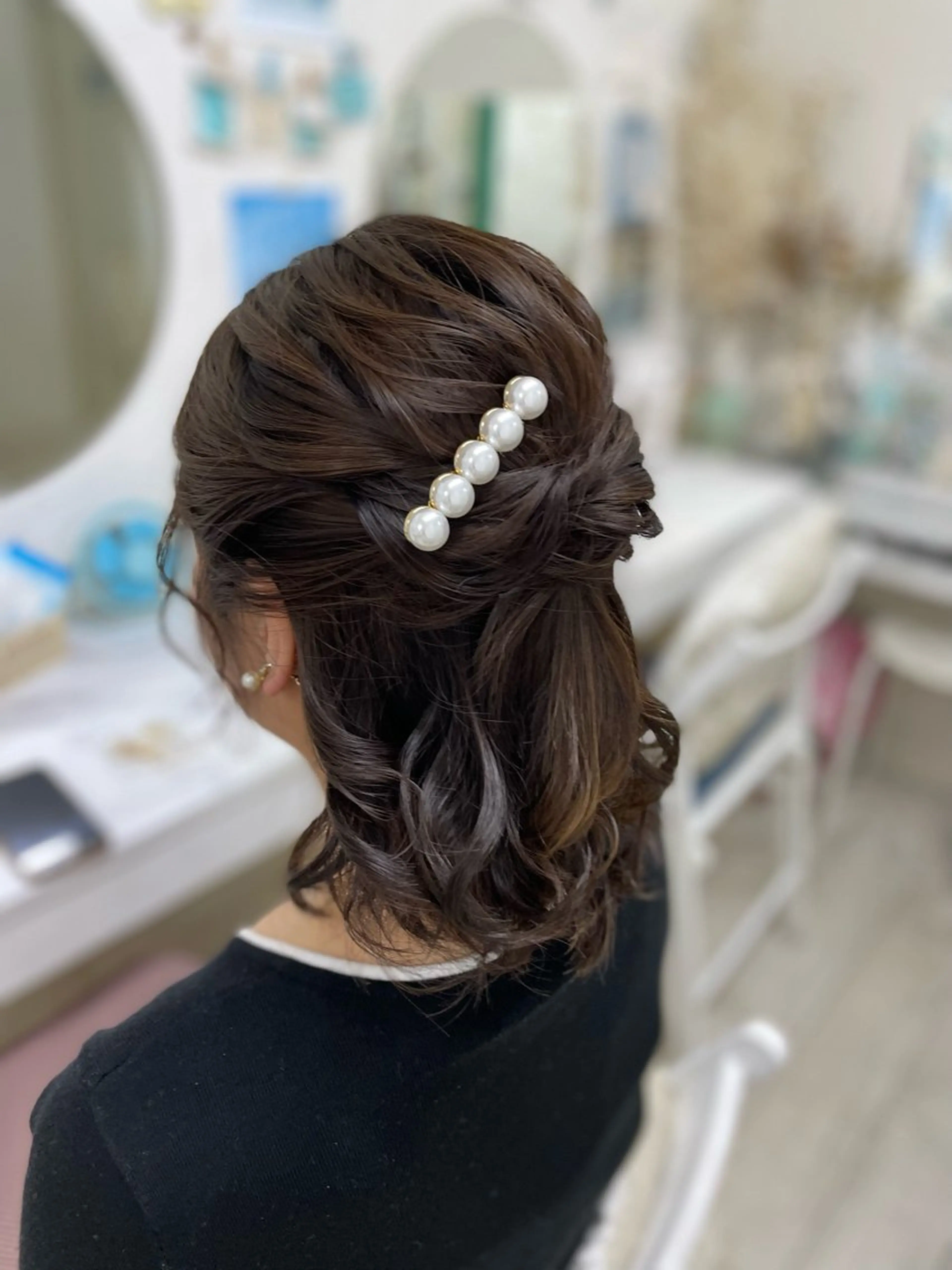 セミロング ヘアセット 六本木/ヘアセット /hairmakeのヘアスタイル