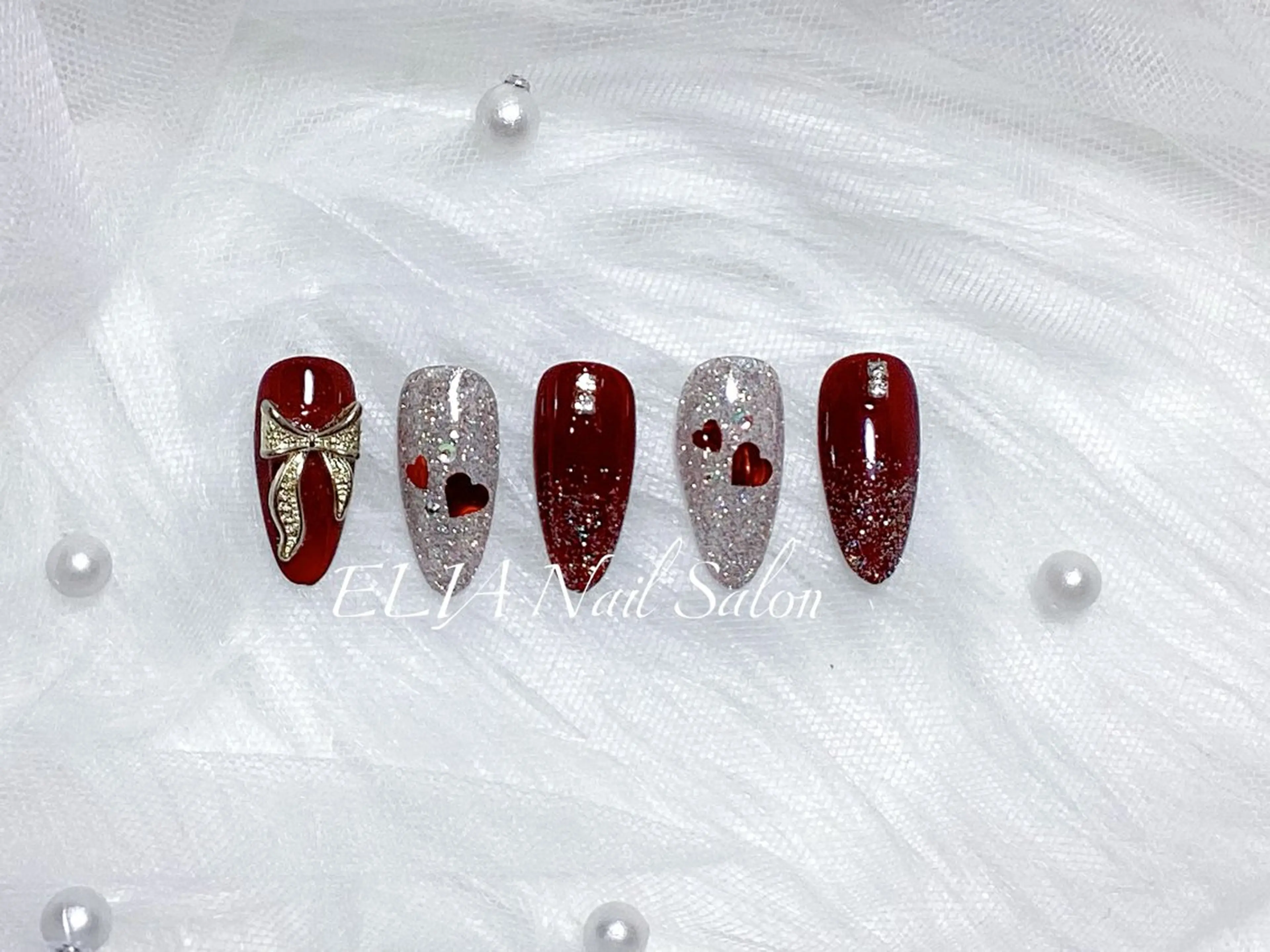 ミディアム ハンドネイル ELIA【エリア】 nailsalonのネイルデザイン