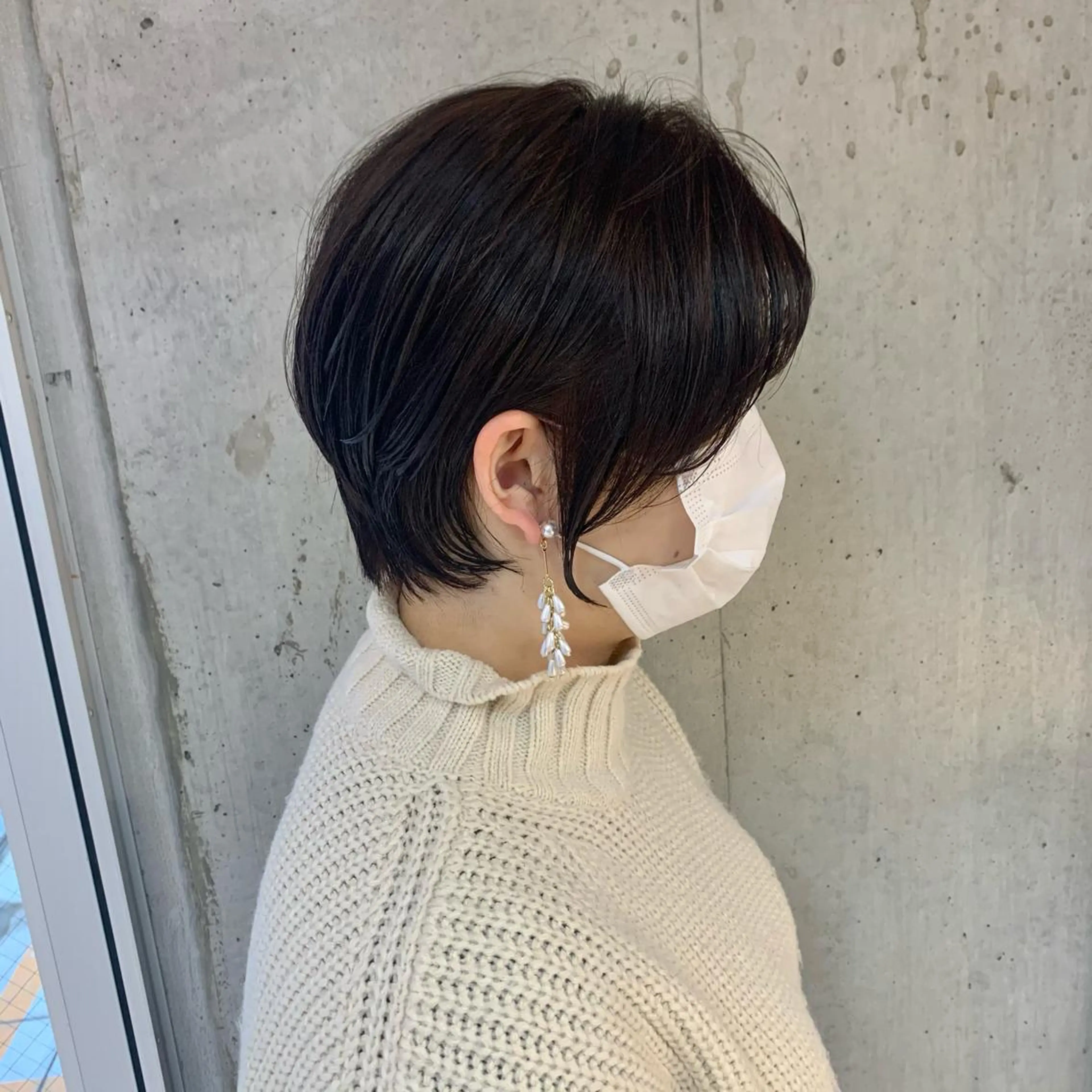 ショート hoNua. 栄/透明感カラーのヘアスタイル