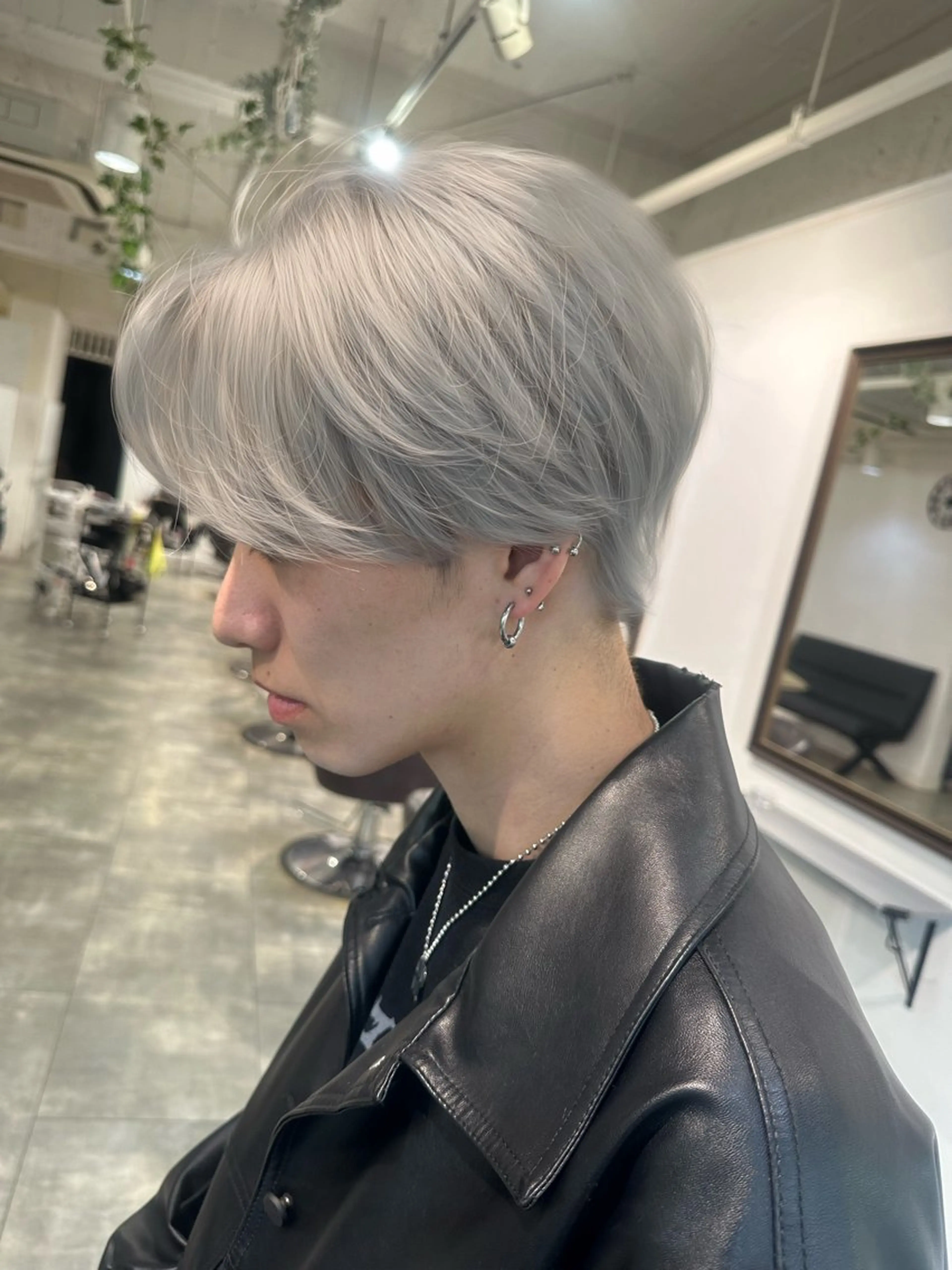 ショート カラー メンズ 【バレイヤージュ】 kentoのヘアスタイル