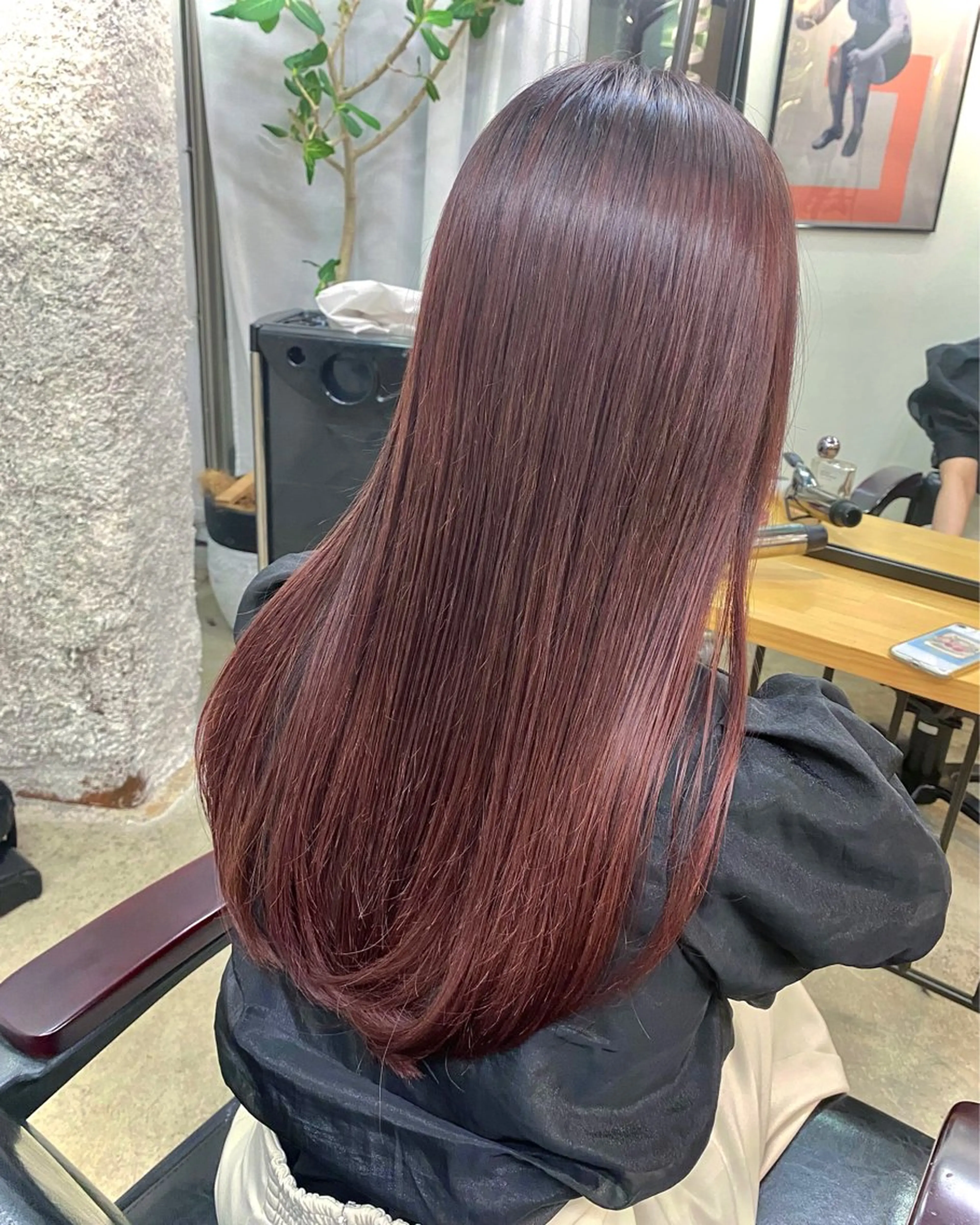 ロング カラー ラベンダーカラー ピンクカラー ピンクラベンダー ロング ヘアカラー 暖色カラー/天神/ ヘイマサクラのヘアスタイル