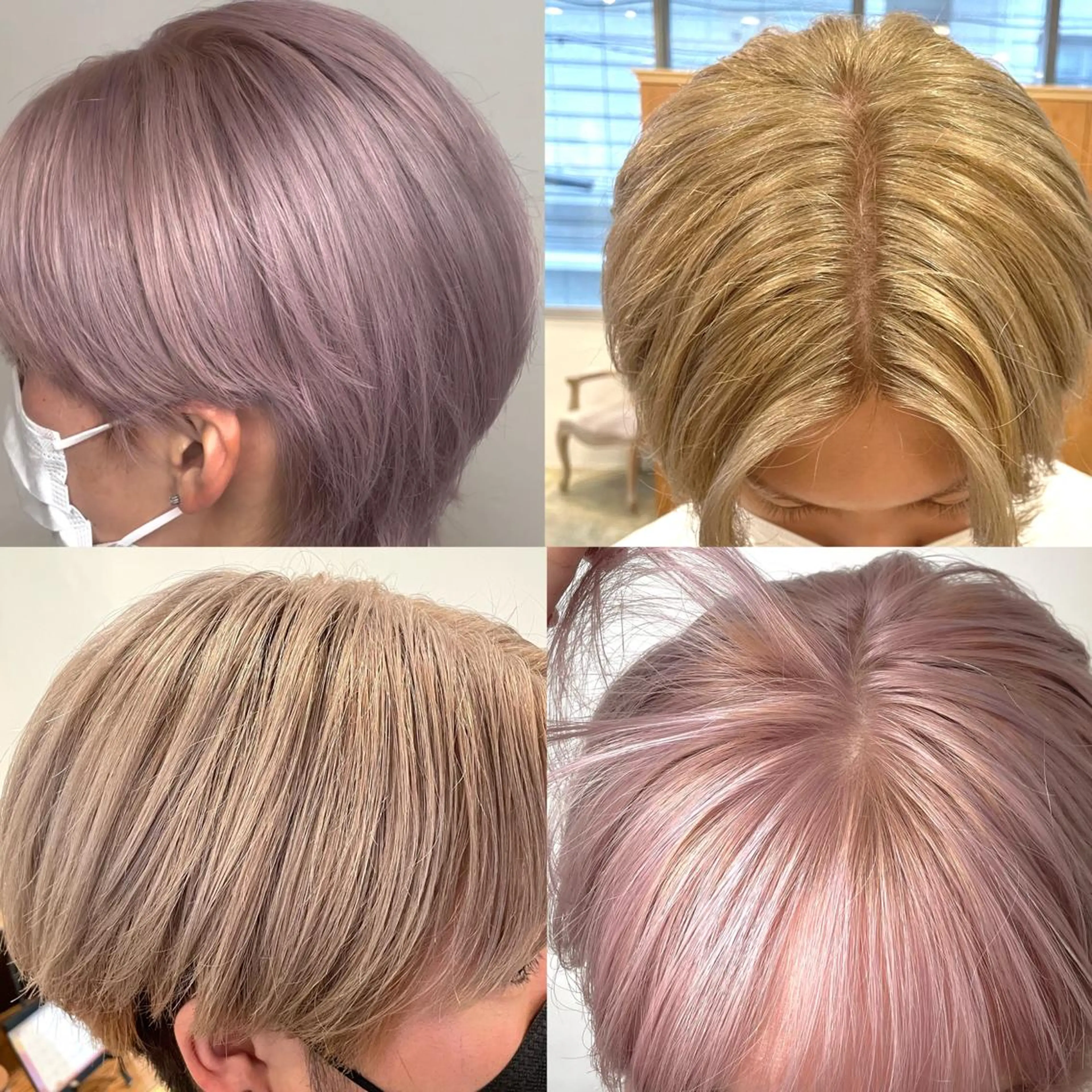 ショート カラー メンズ メンズハイトーン ハイトーンカラー 🦋高岡 ゆうが🦋のヘアスタイル