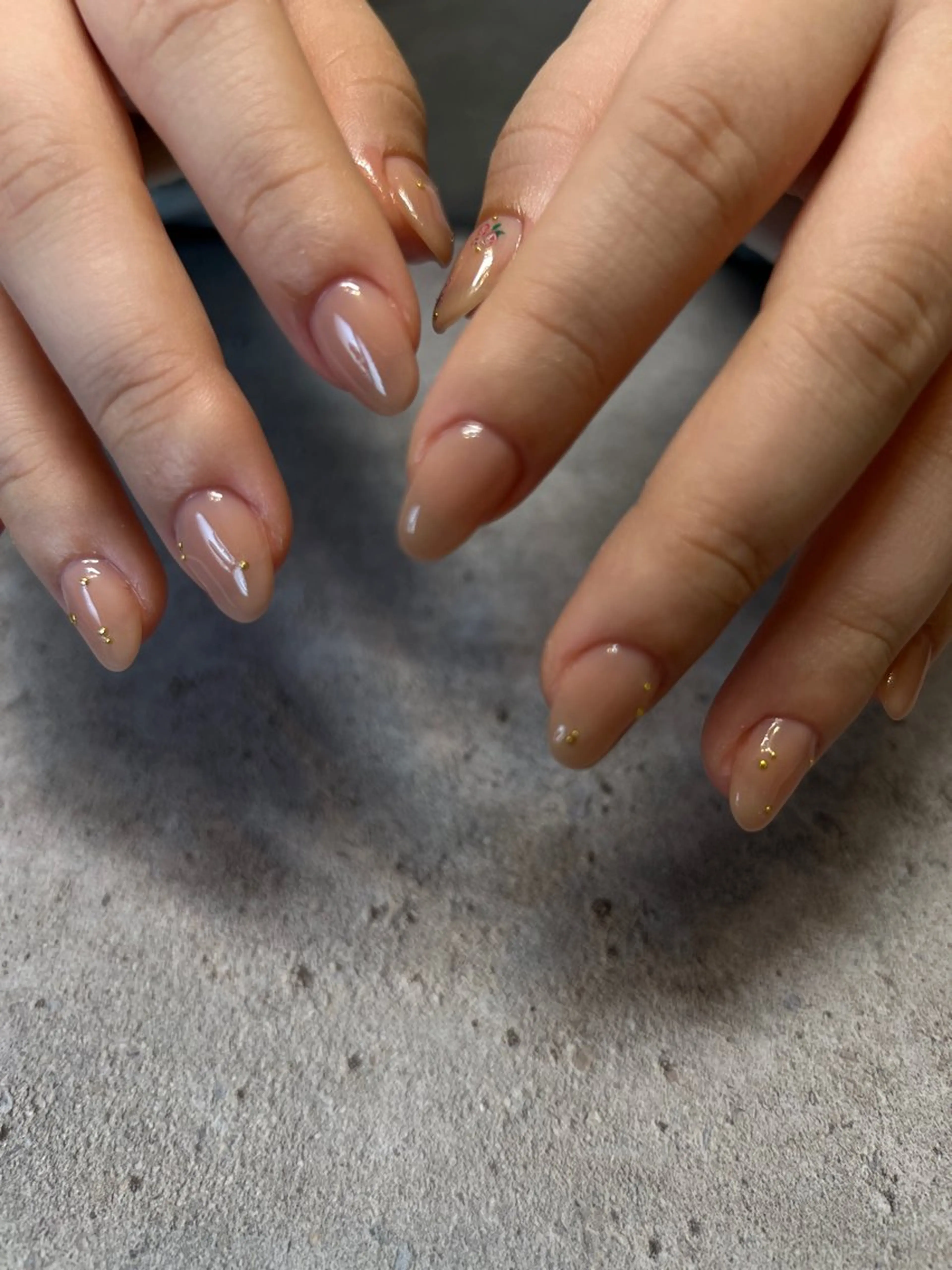 ネイル ハンドネイル ハンドケア Ri.nail オクマトモカのネイルデザイン