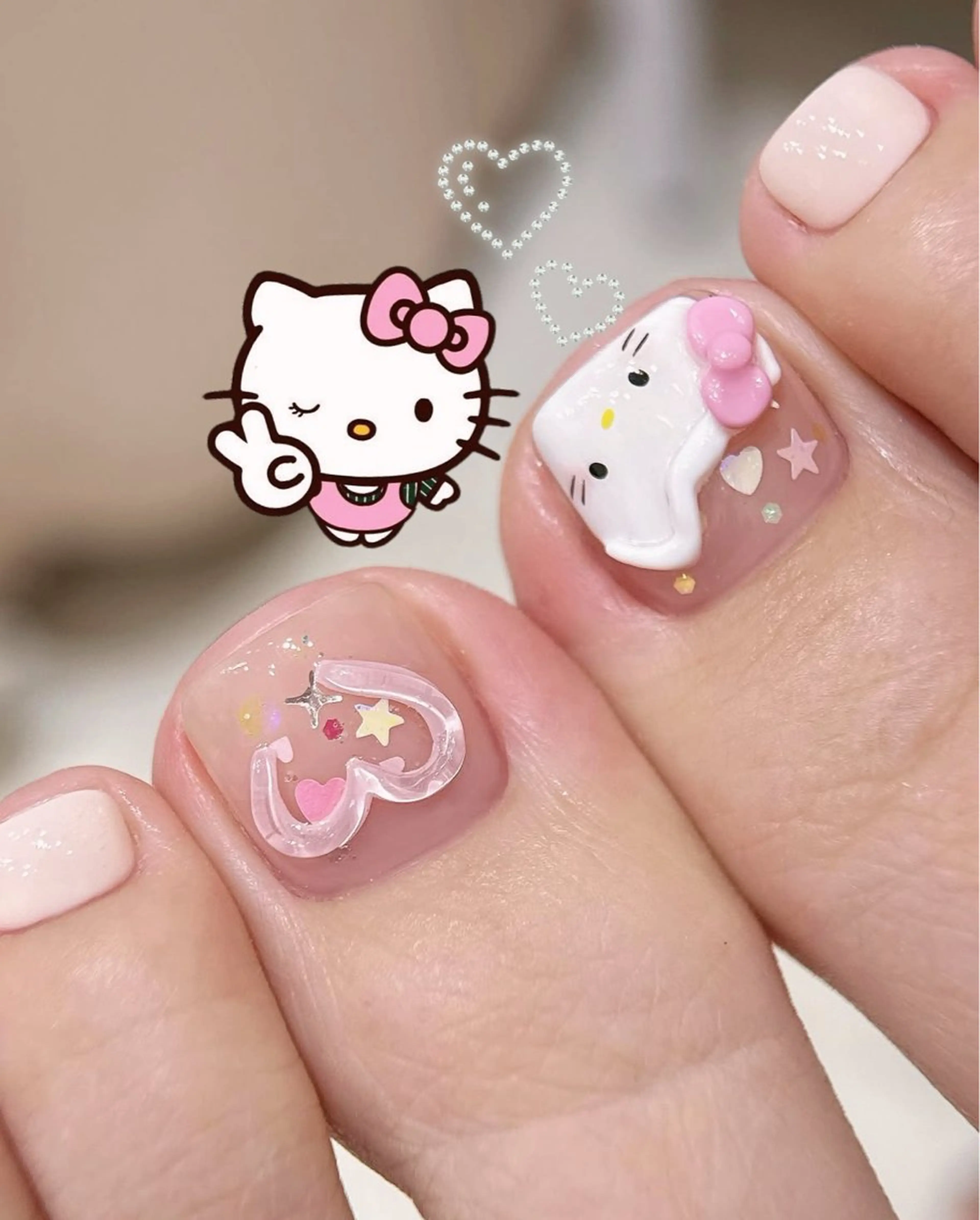 ネイル フットネイル ERINA ♥のネイルデザイン