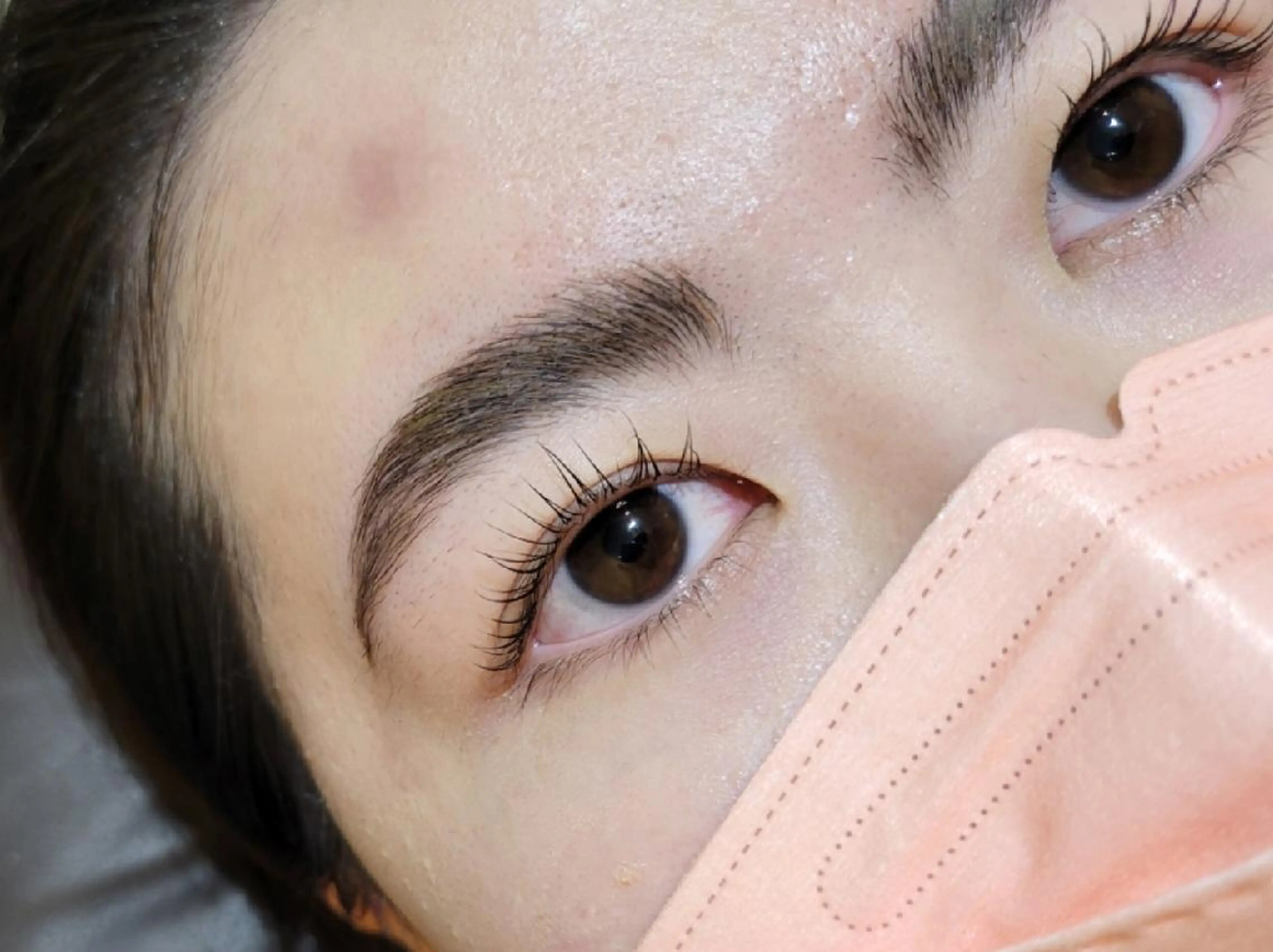 マツエク・マツパ アイブロウ まつげパーマ 💜bora .のネイルデザイン