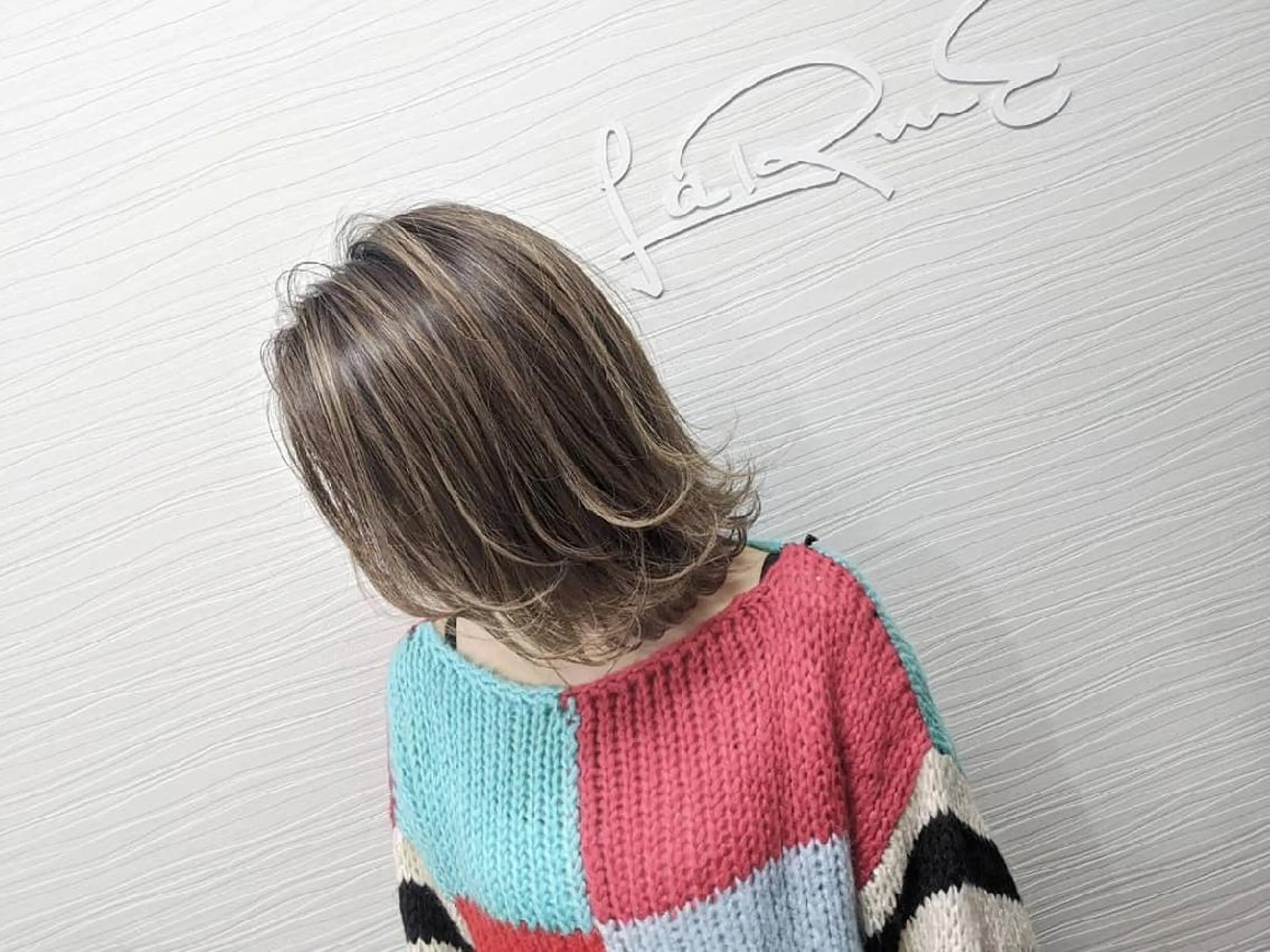 ミディアム LaRmE 代表　穂原大和のヘアスタイル