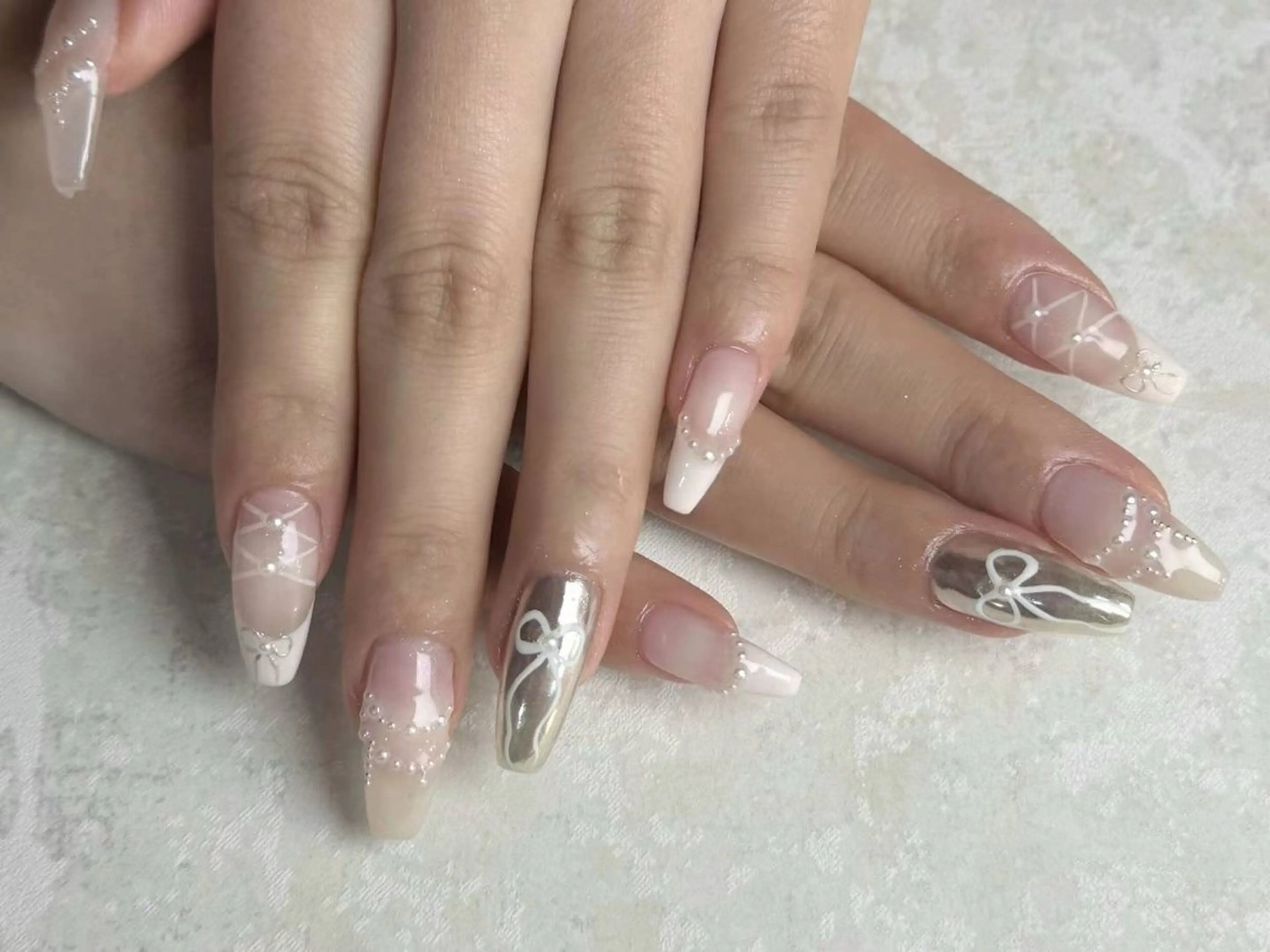 ネイル アートネイル フラワーネイル フットネイル フレンチネイル ジェルネイル Babarla nailのネイルデザイン