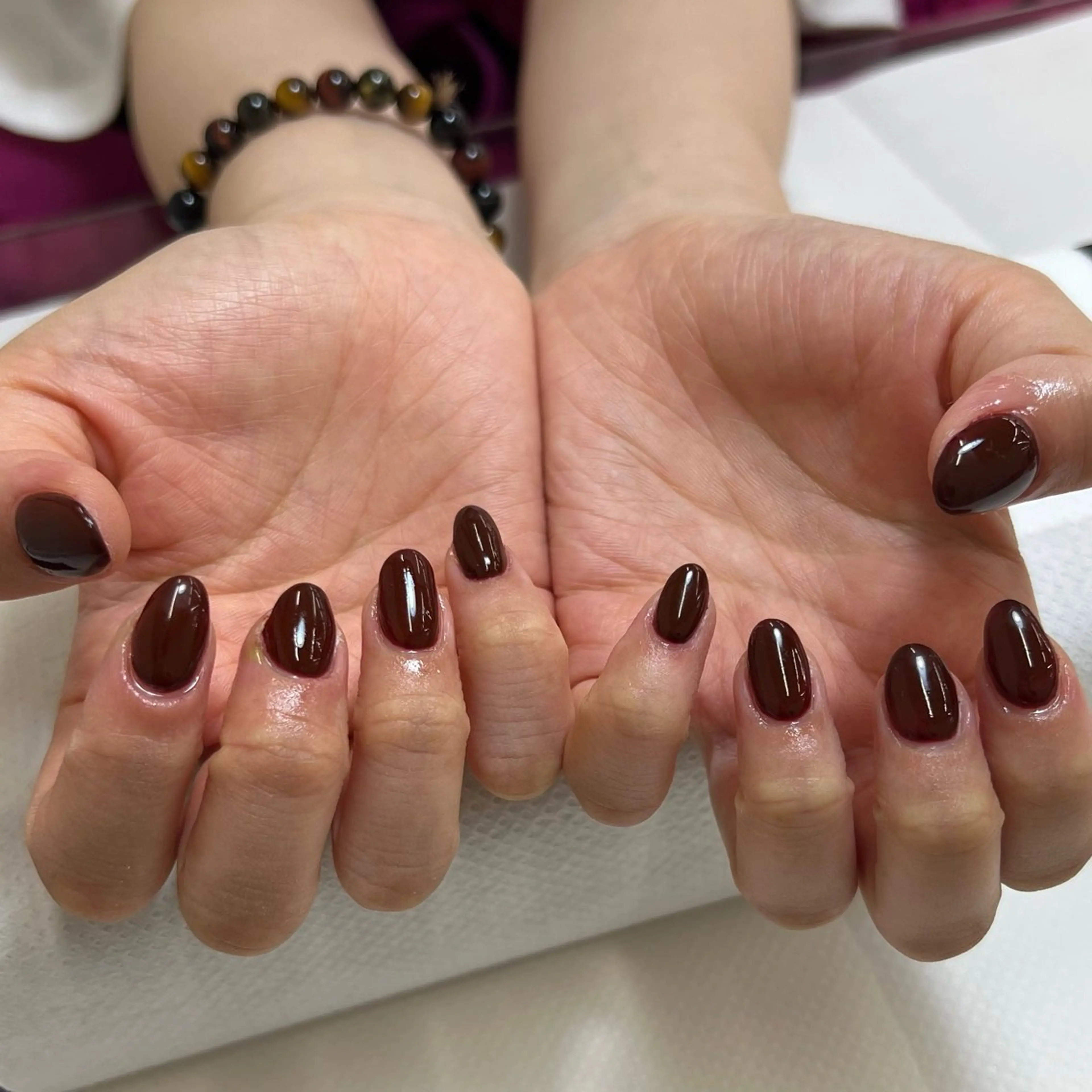 ネイル 赤色 Nishimura Amiのネイルデザイン