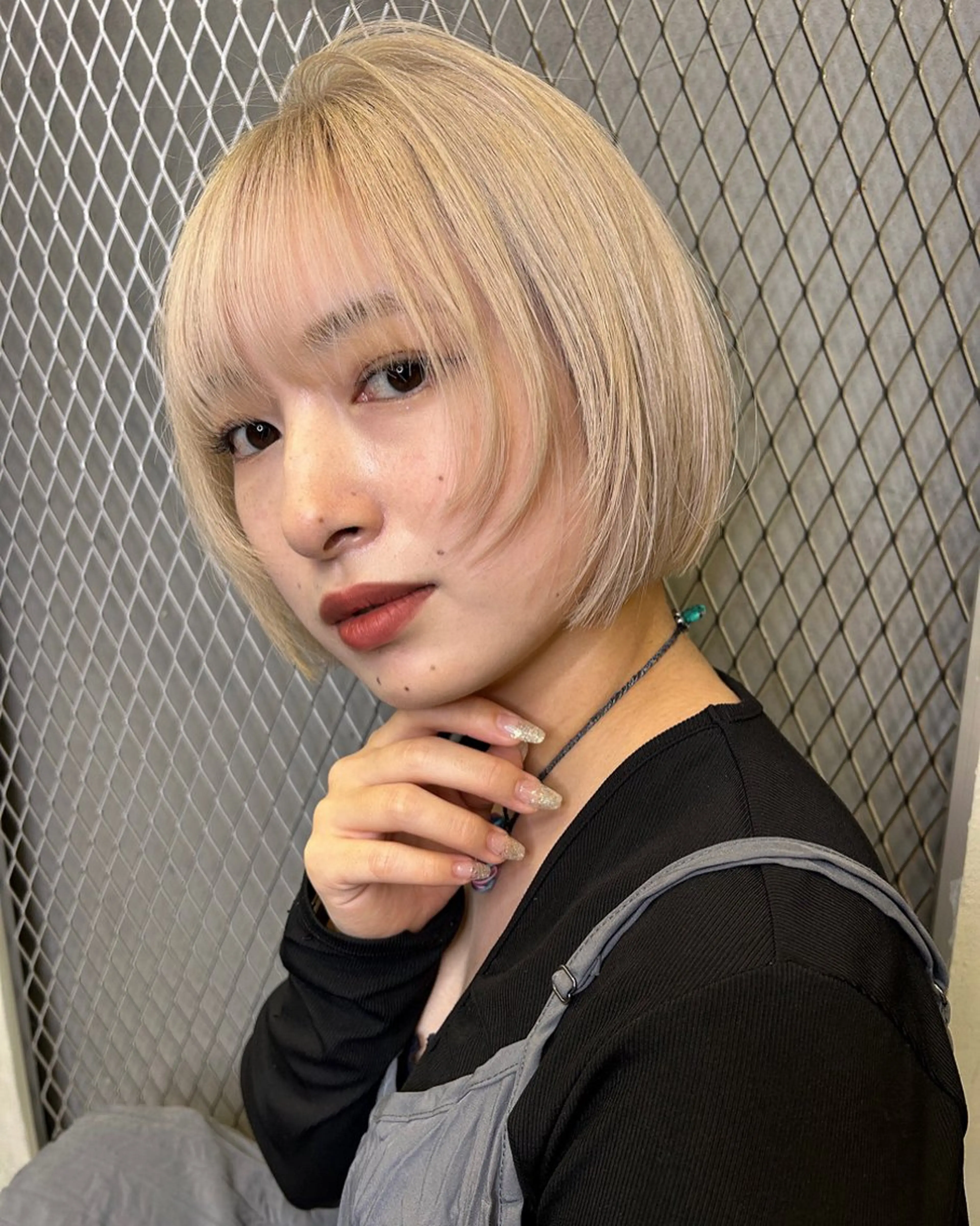 ショート カラー カット ヘアカラー トリートメント Haru/THREE …by velvetのヘアスタイル