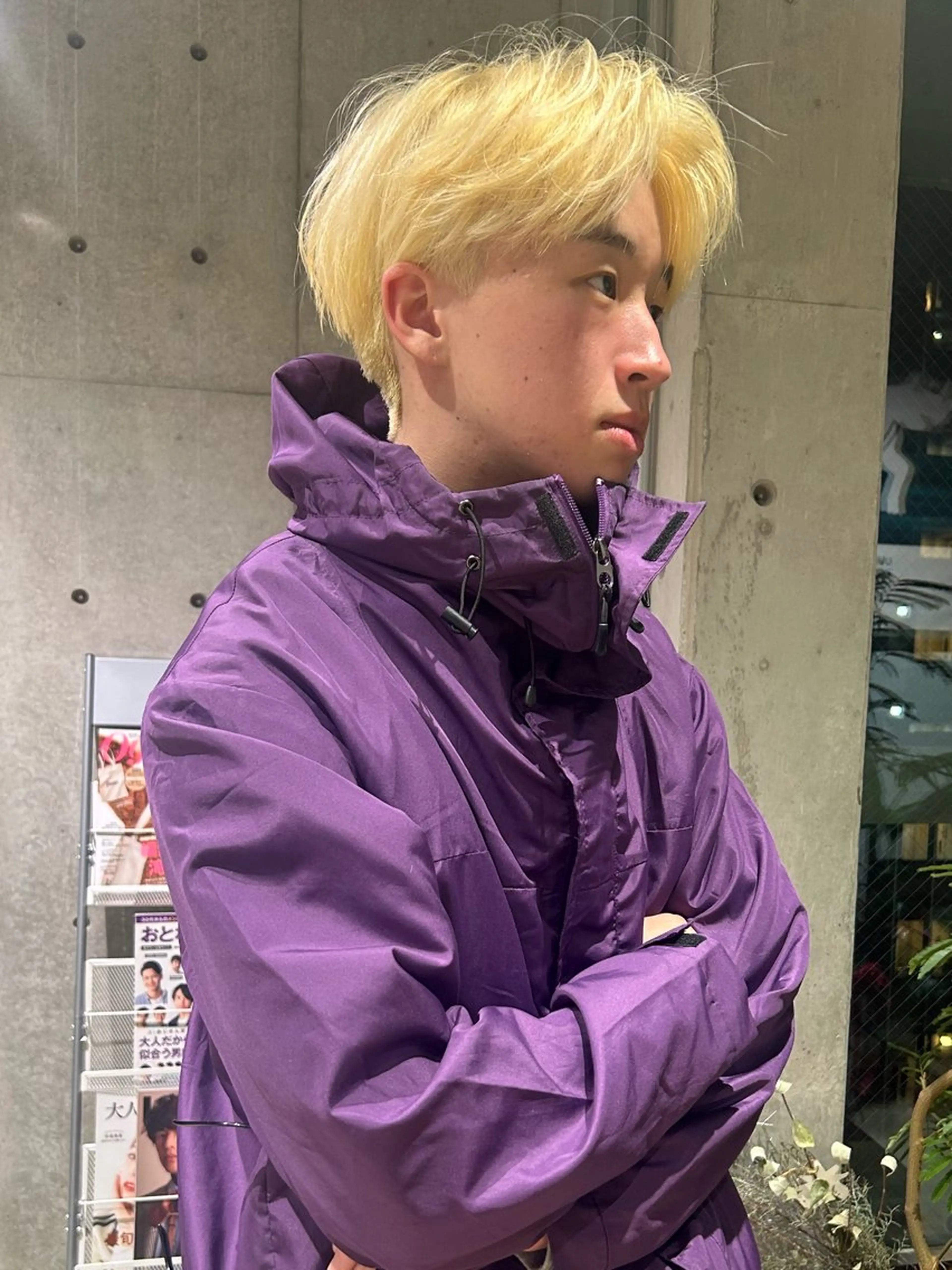 メンズ ヘアカラー siki 大阪福島 エンドウハルのヘアスタイル