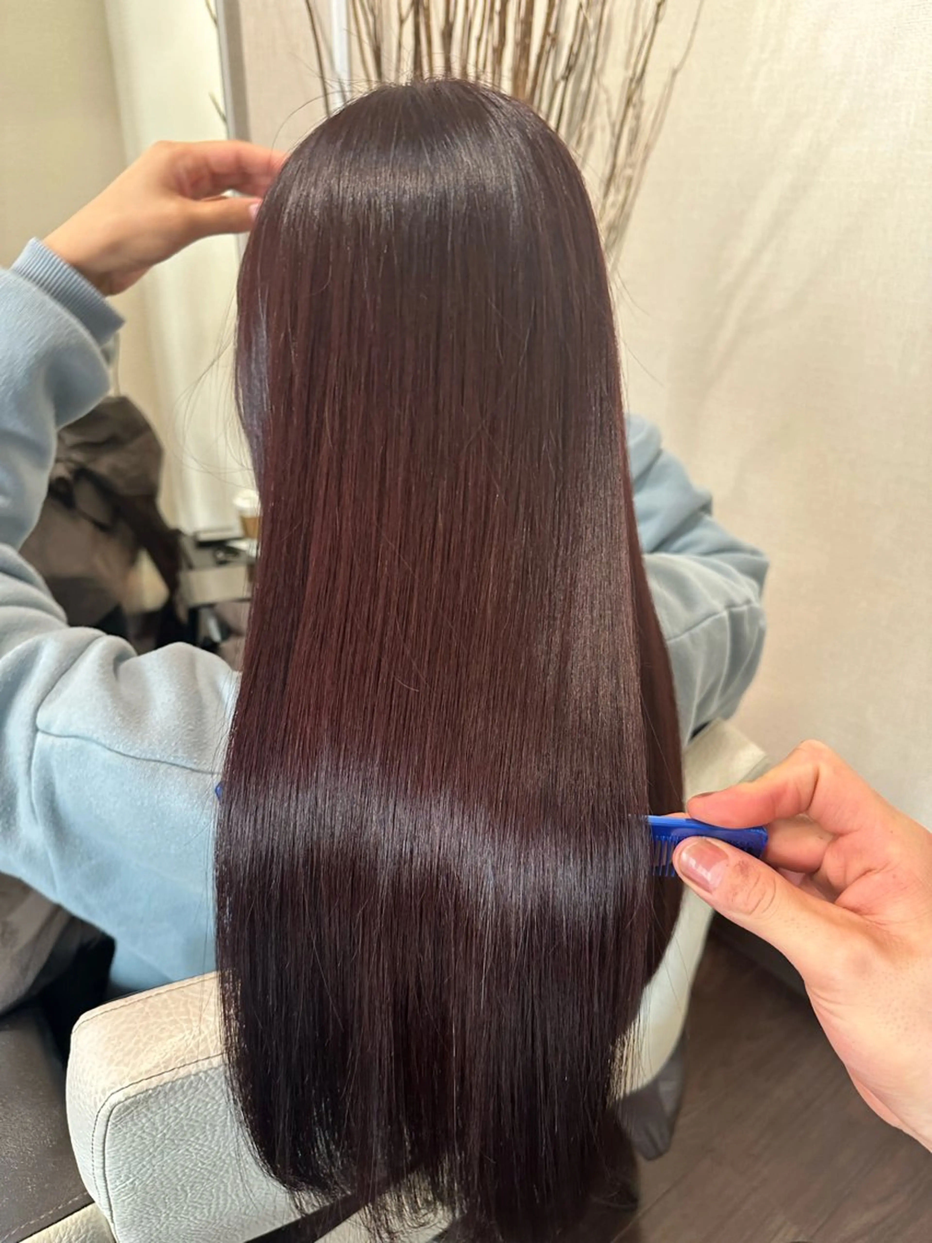ロング カラー カット youres hair 東口店所属・🌸ULTOWA🌸 髪質改善/縮毛/店長のヘアスタイル