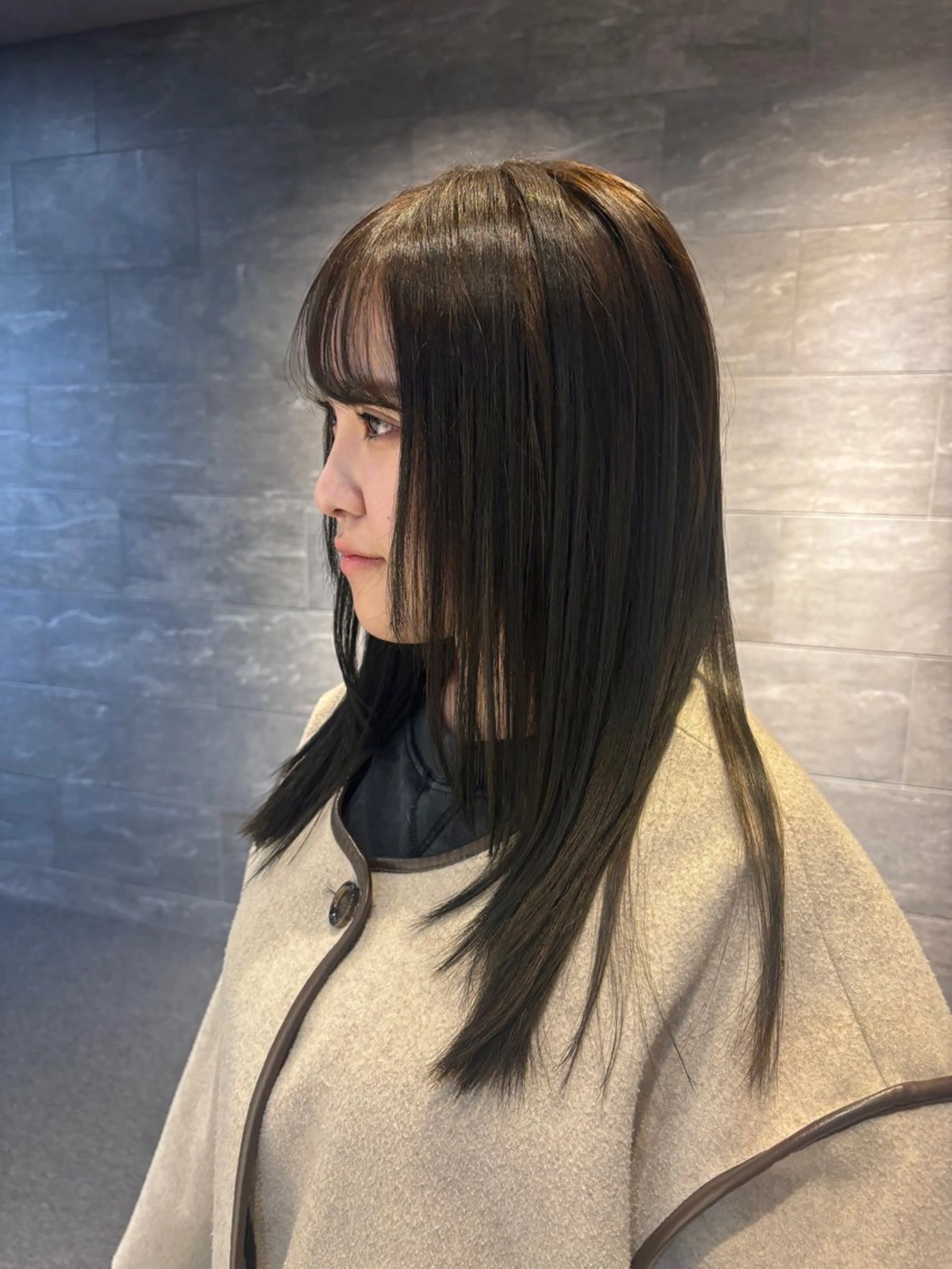 ロング ヘアカラー ツヤ髪🎀暖色カラー さとあみのヘアスタイル