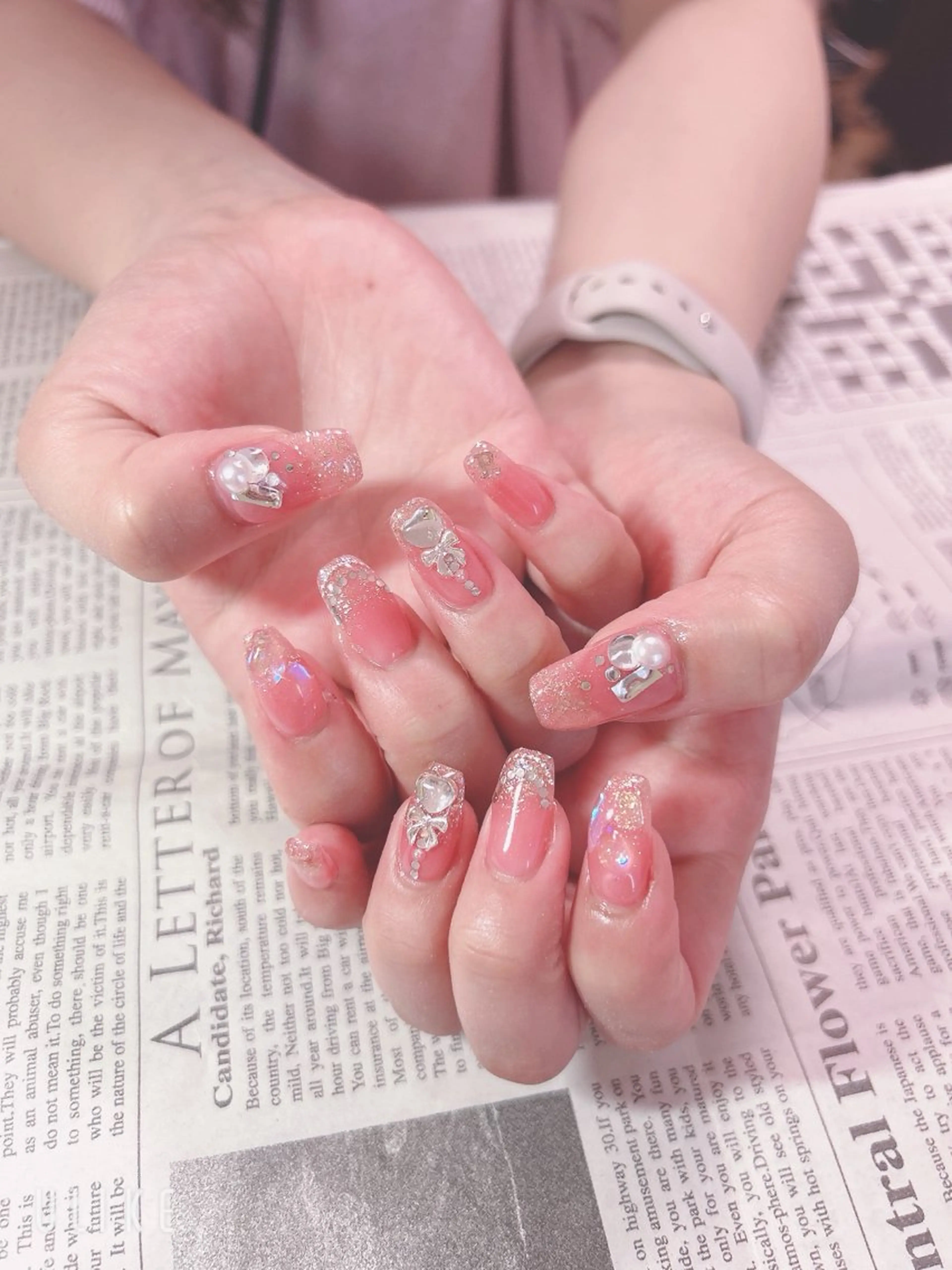 ネイル ハンドネイル ハンドケア 森山 舞のネイルデザイン