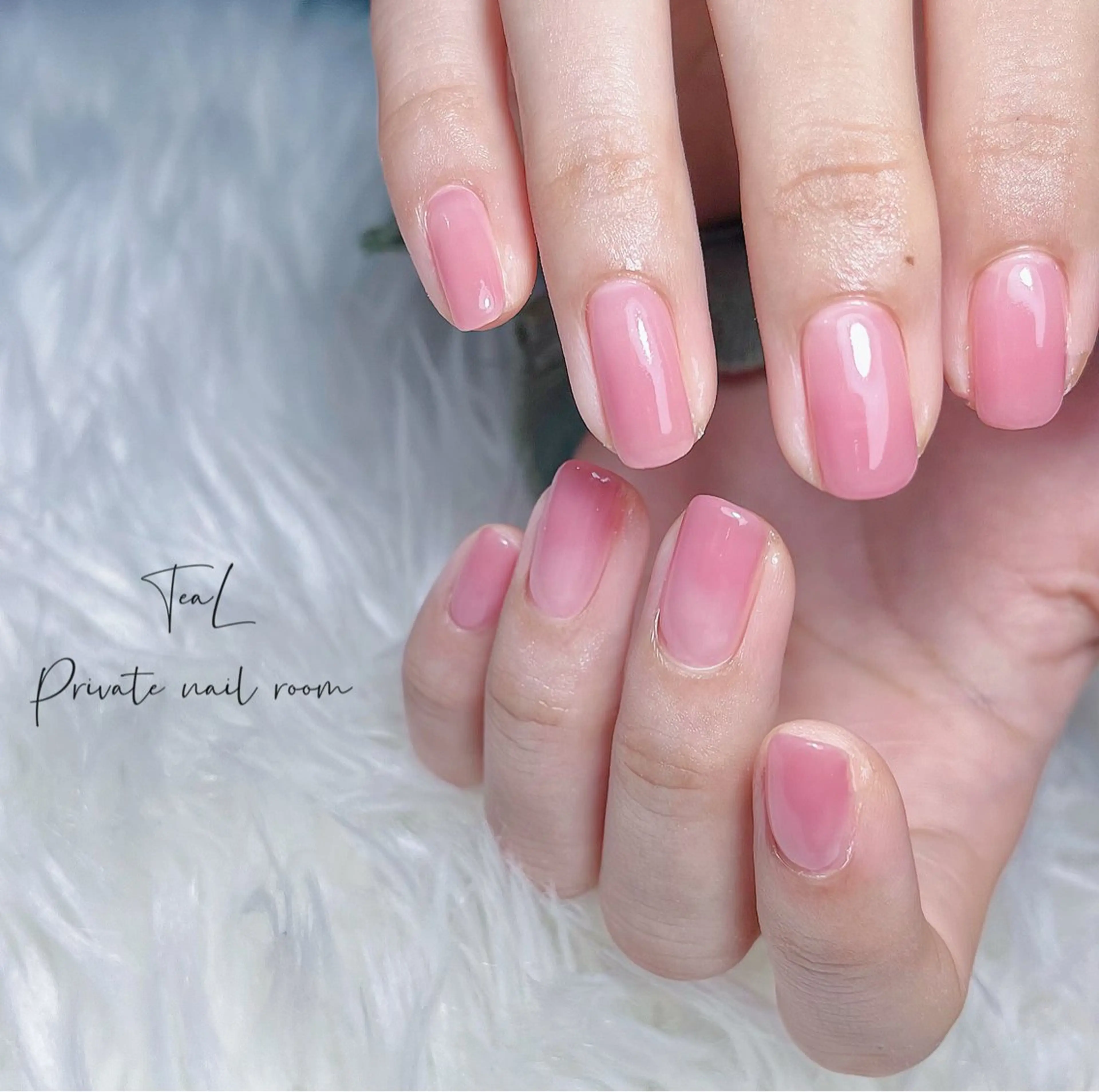 ネイル ワンカラーネイル シンプルネイル ハンドネイル TeaL nailのネイルデザイン