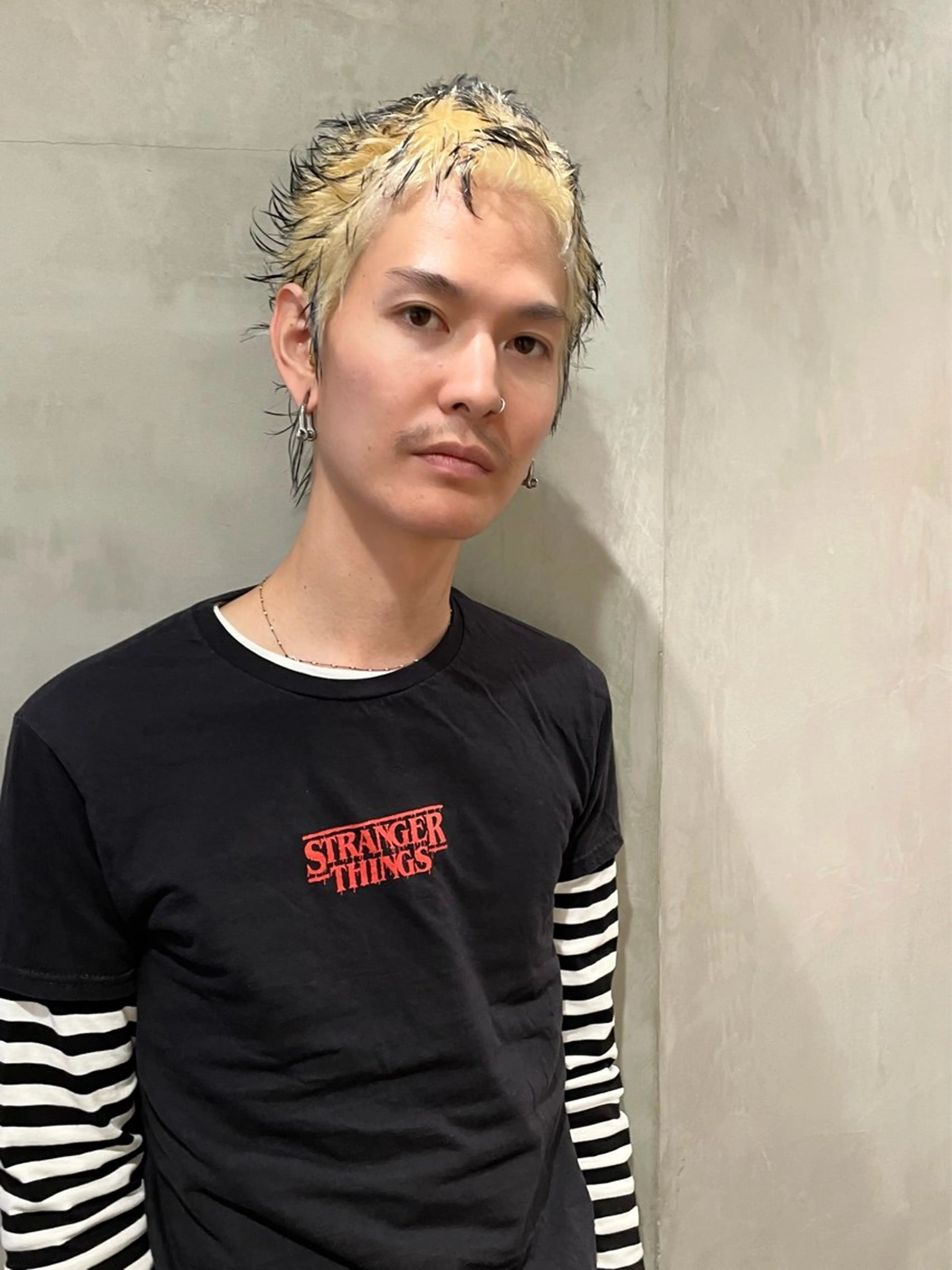 ショート カラー メンズ カット ヘアカラー 優 作のヘアスタイル