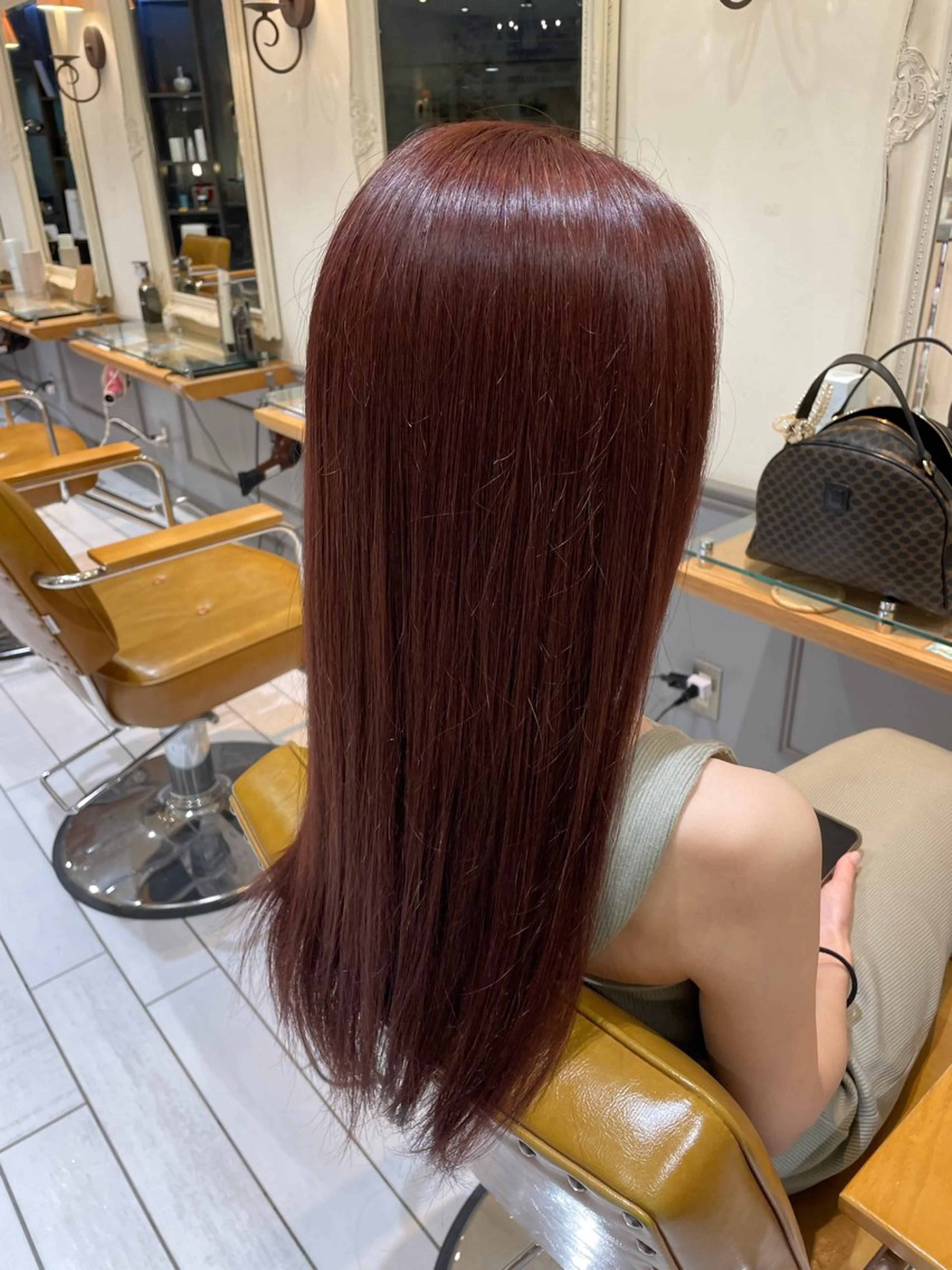 カラー 鈴木弥月/透明感カラ ー/髪質改善のヘアスタイル