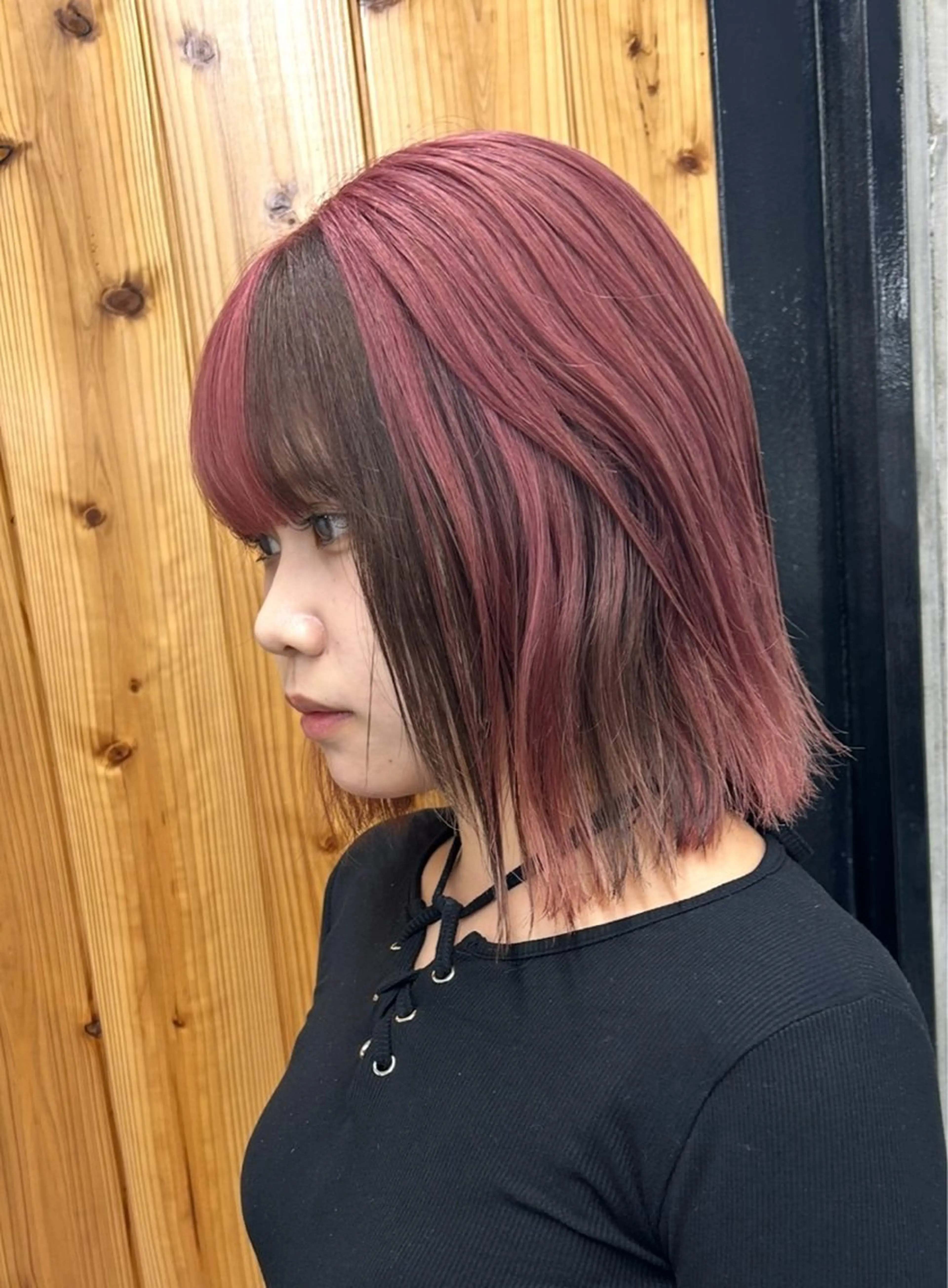 ミディアム カラー カット ヘアカラー トリートメント ✨ブリーチ特化✨ 💚Acchon💚のヘアスタイル