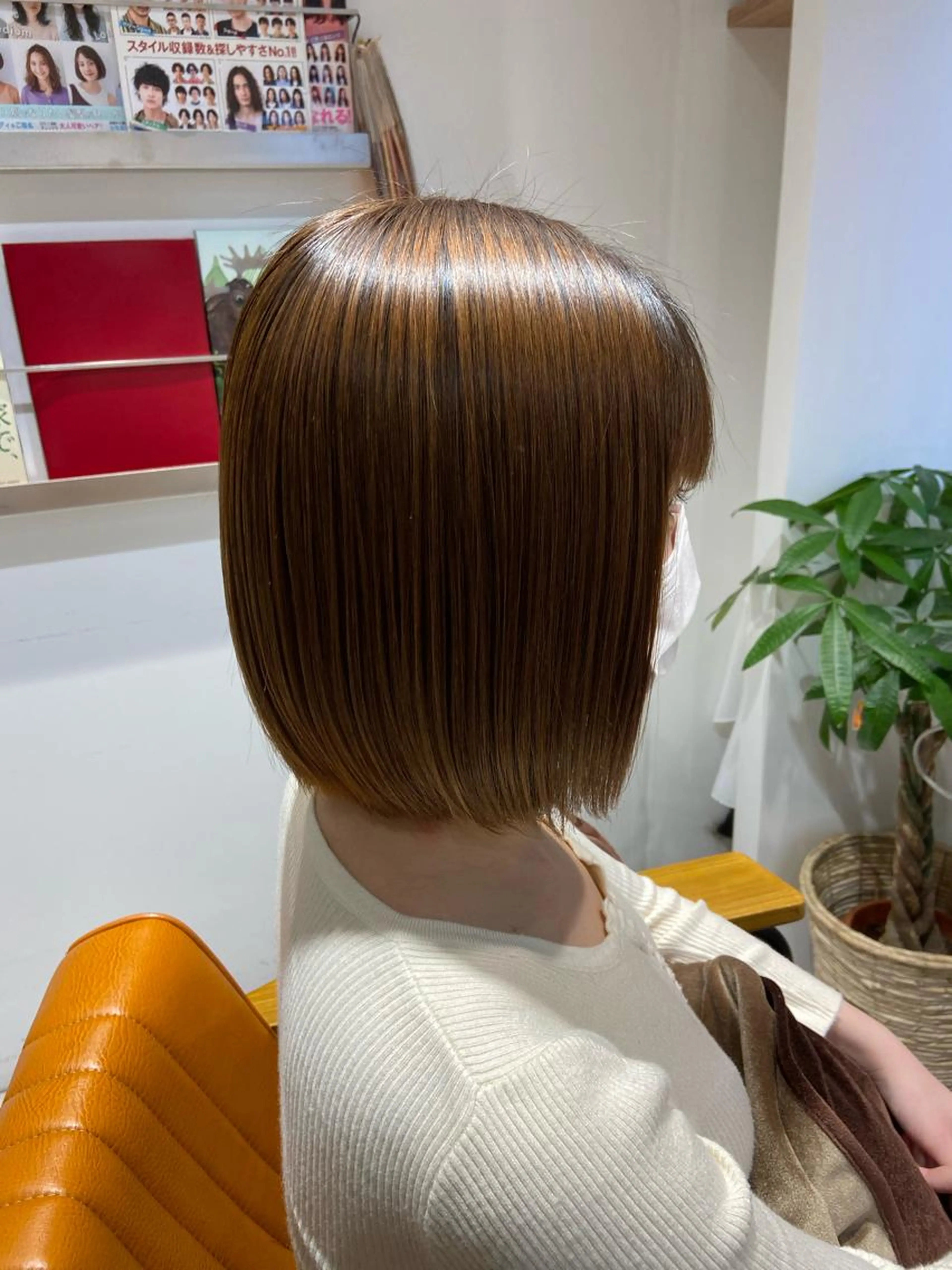ヘアカラーとトリートメントの付いたメニューになります。髪色変えたいなぁ​〜​色落ちして色味入れたいなぁ、などなどオススメの写真