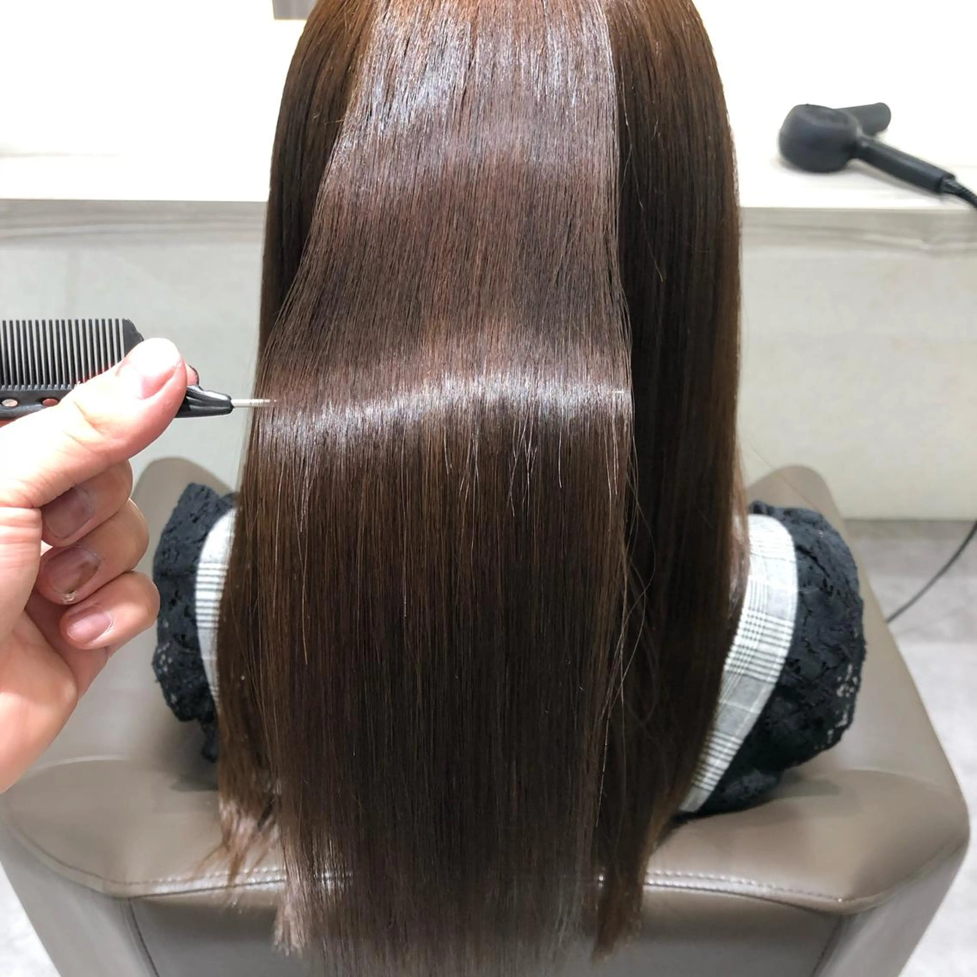 ロング カラー カット ヘアカラー 縮毛矯正 トリートメント EARTH今池店/ 縮毛矯正/パーマ/のヘアスタイル