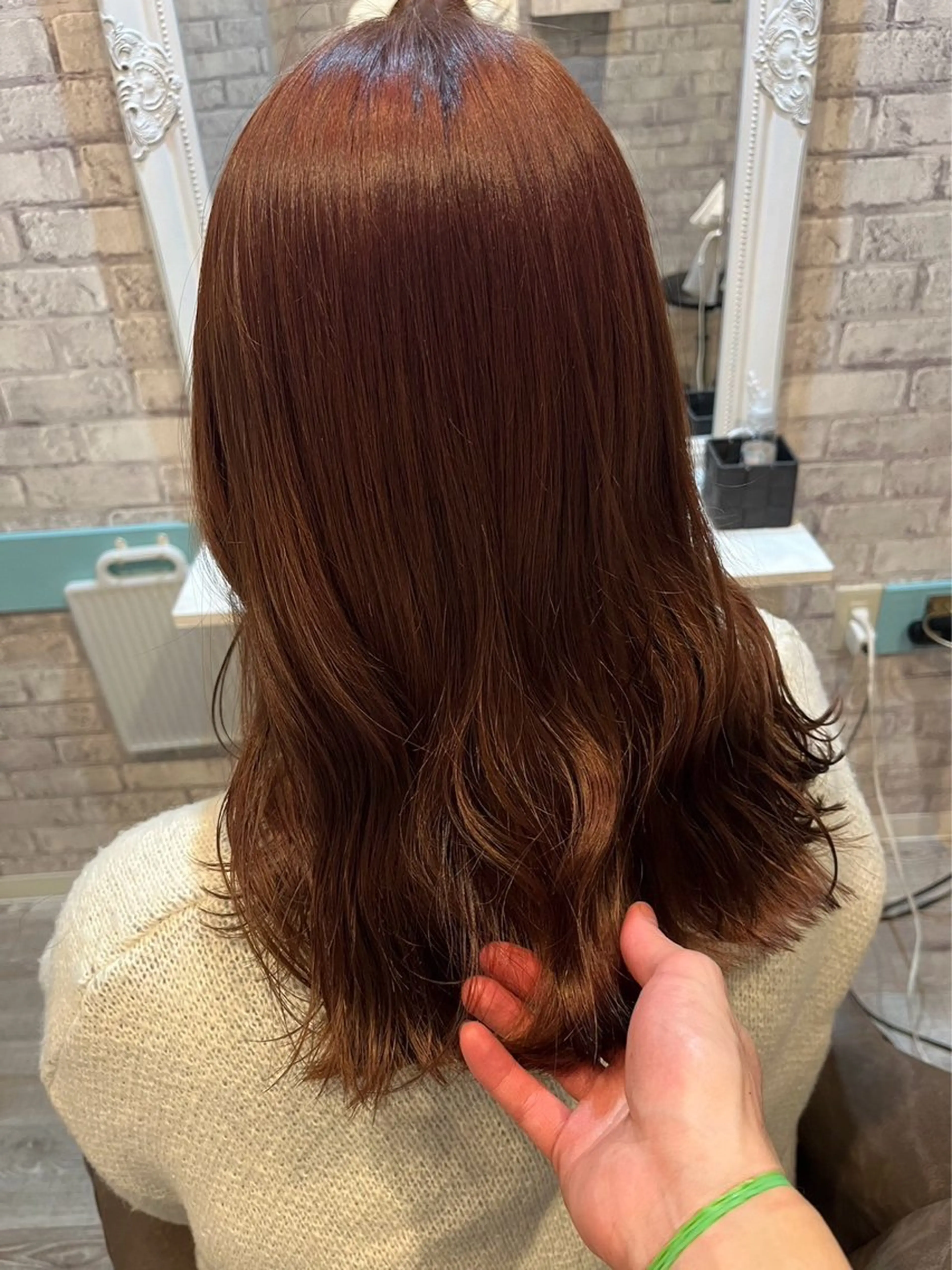 セミロング ヘアカラー 佐藤 康太のヘアスタイル