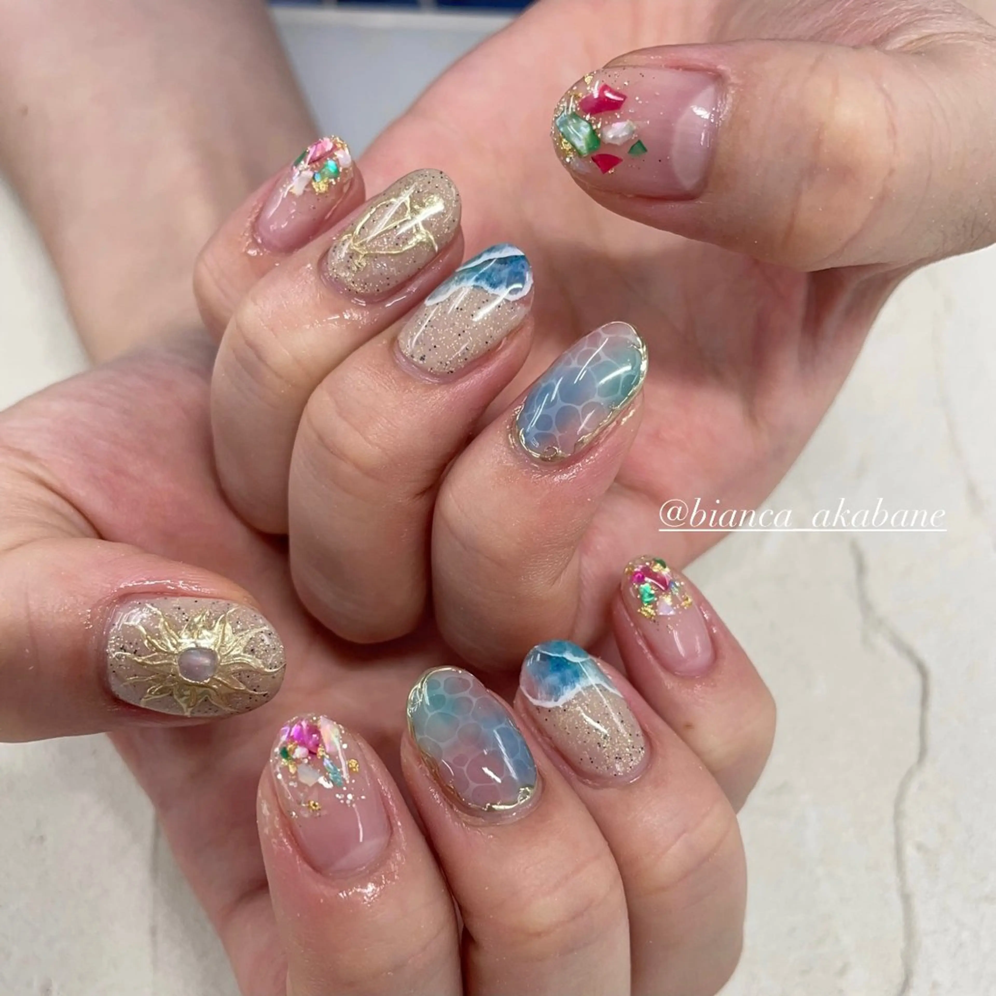 ネイル ハンドネイル Bianca赤羽 松元🥣🫧のネイルデザイン