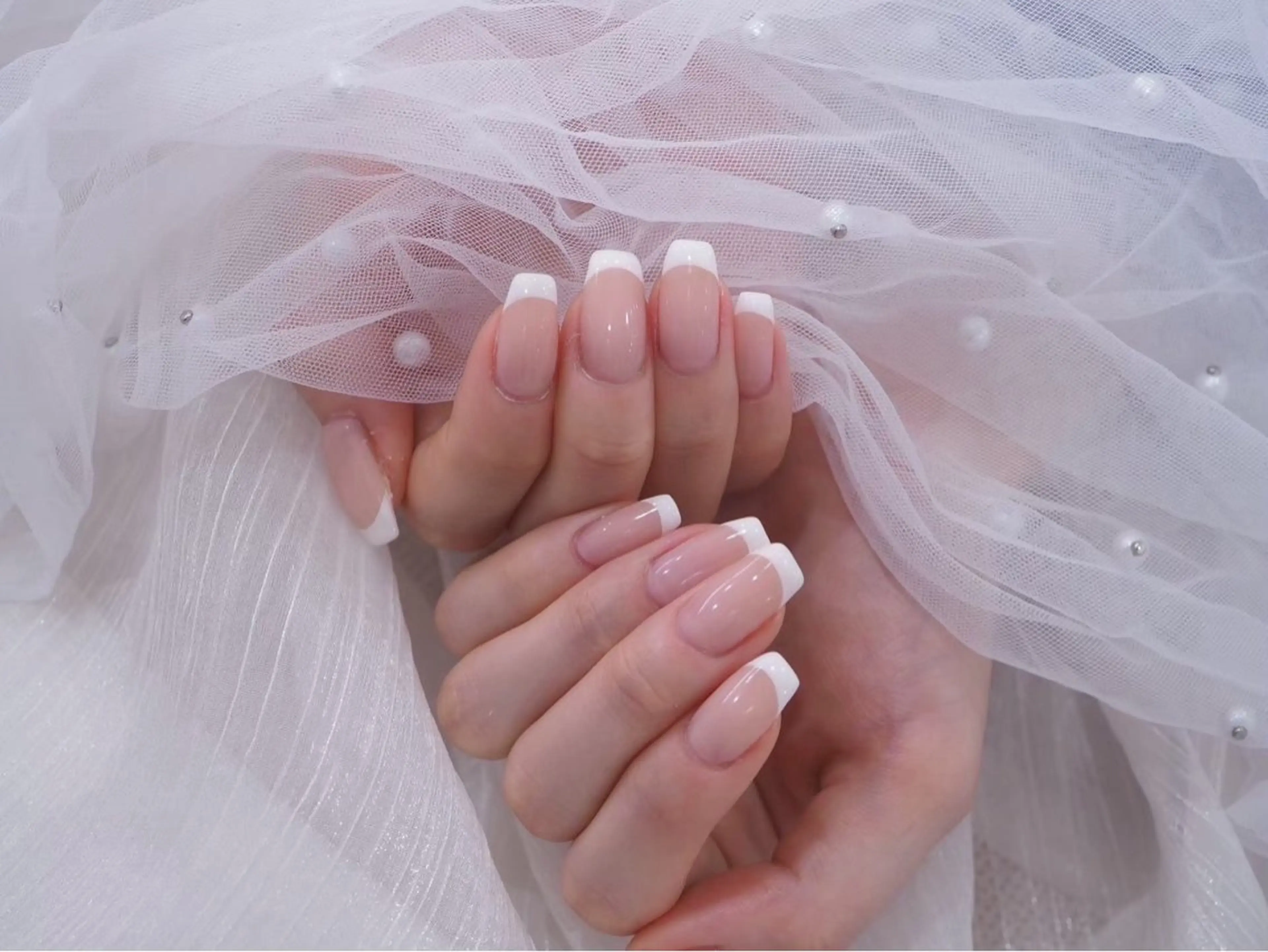 【オフ有り✅】ワンカラー🤍グラデーション🤍フレンチ(⚠️土日祝＋５５０円)の写真