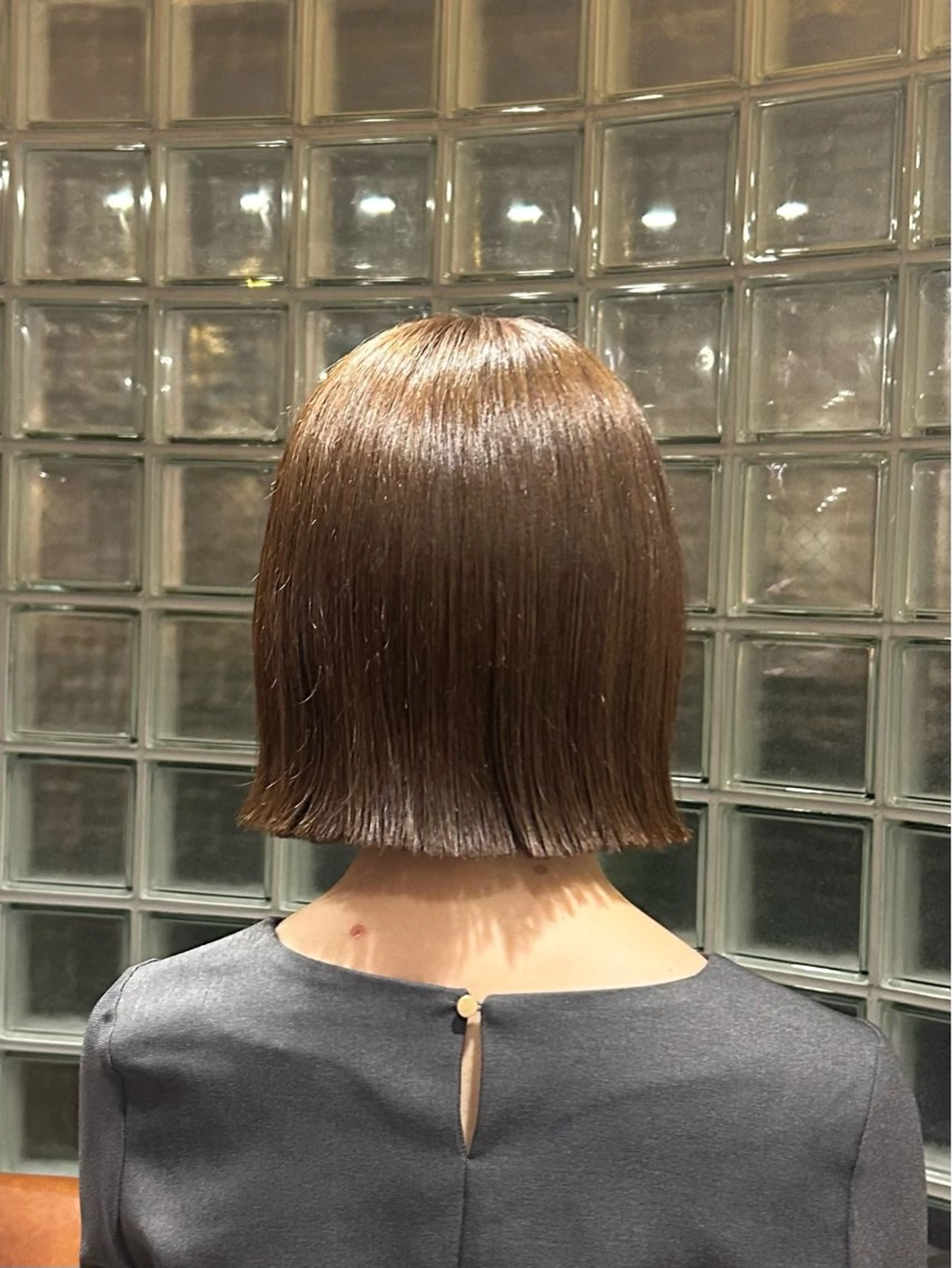 ミディアム ボブ カット Lumier de mashu所属・nana/ボブ/ レイヤーカットのヘアスタイル