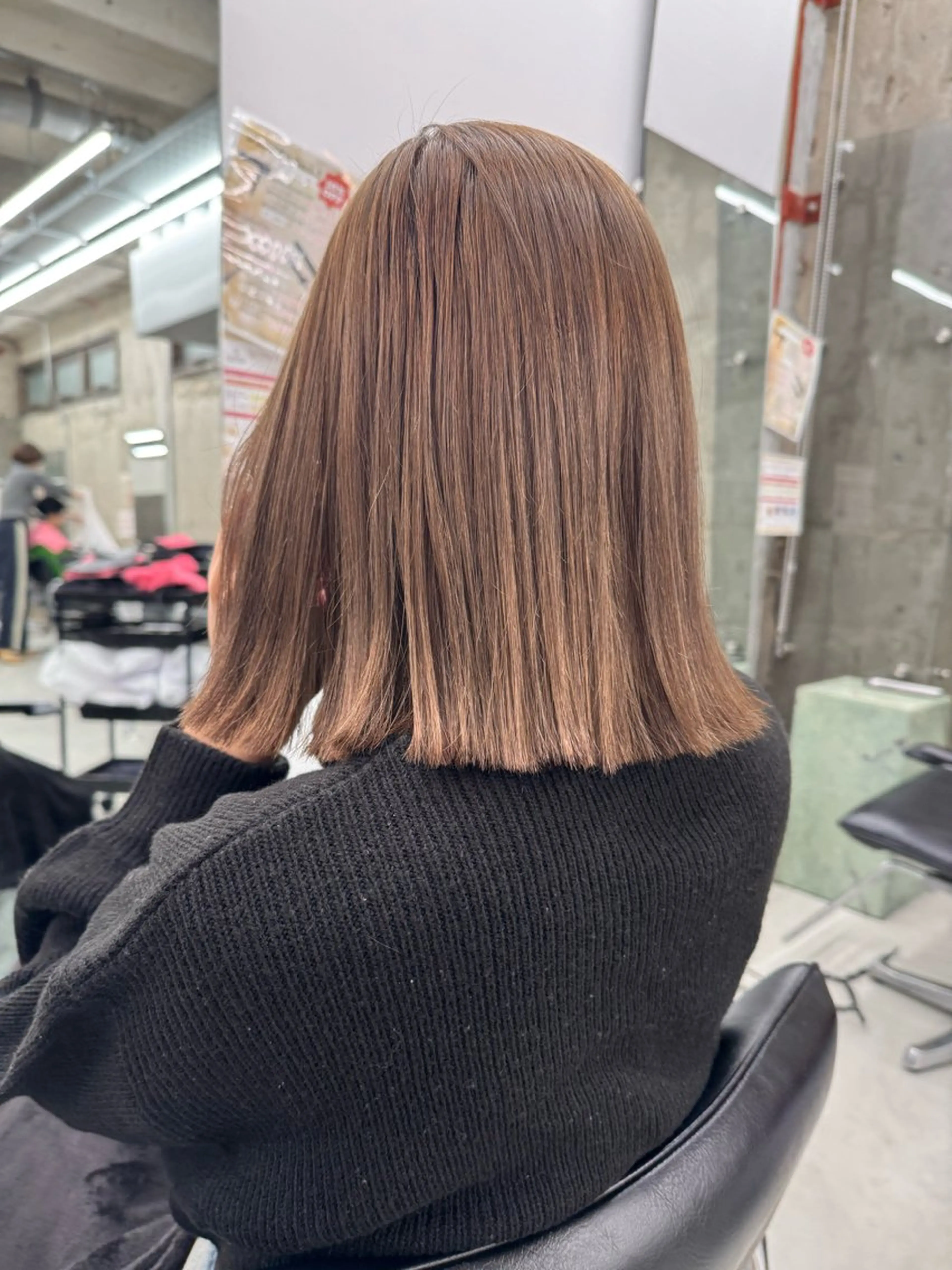 ショート カラー ヘアアレンジ ベージュカラー ヘアカラー noe'所属・☺︎MIKU☺︎栄/ ボブ/ブリーチカラーのヘアスタイル